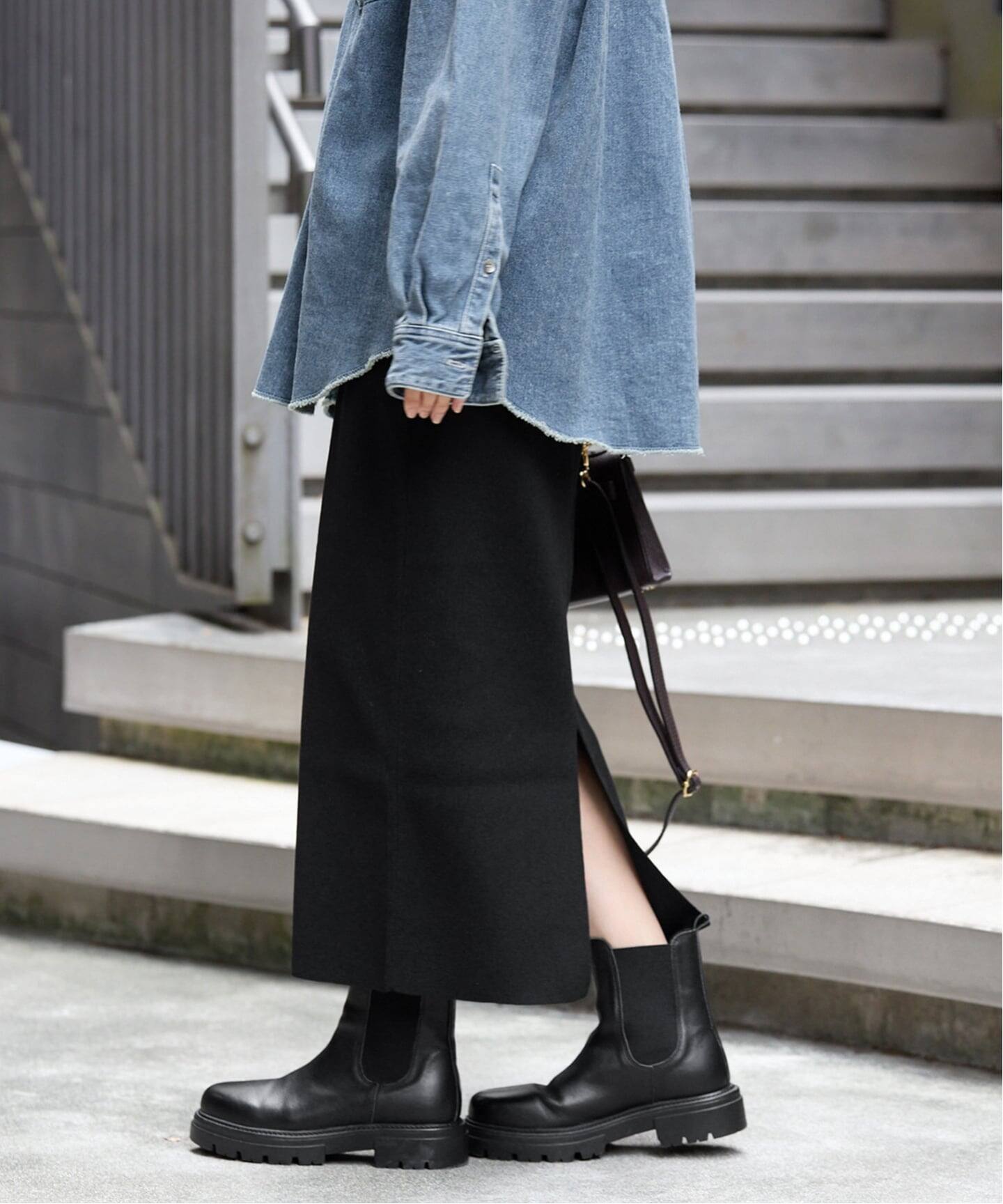 ≪一部カラーWEB限定 / 追加予約≫総針タイトスカート（ロング・マキシ