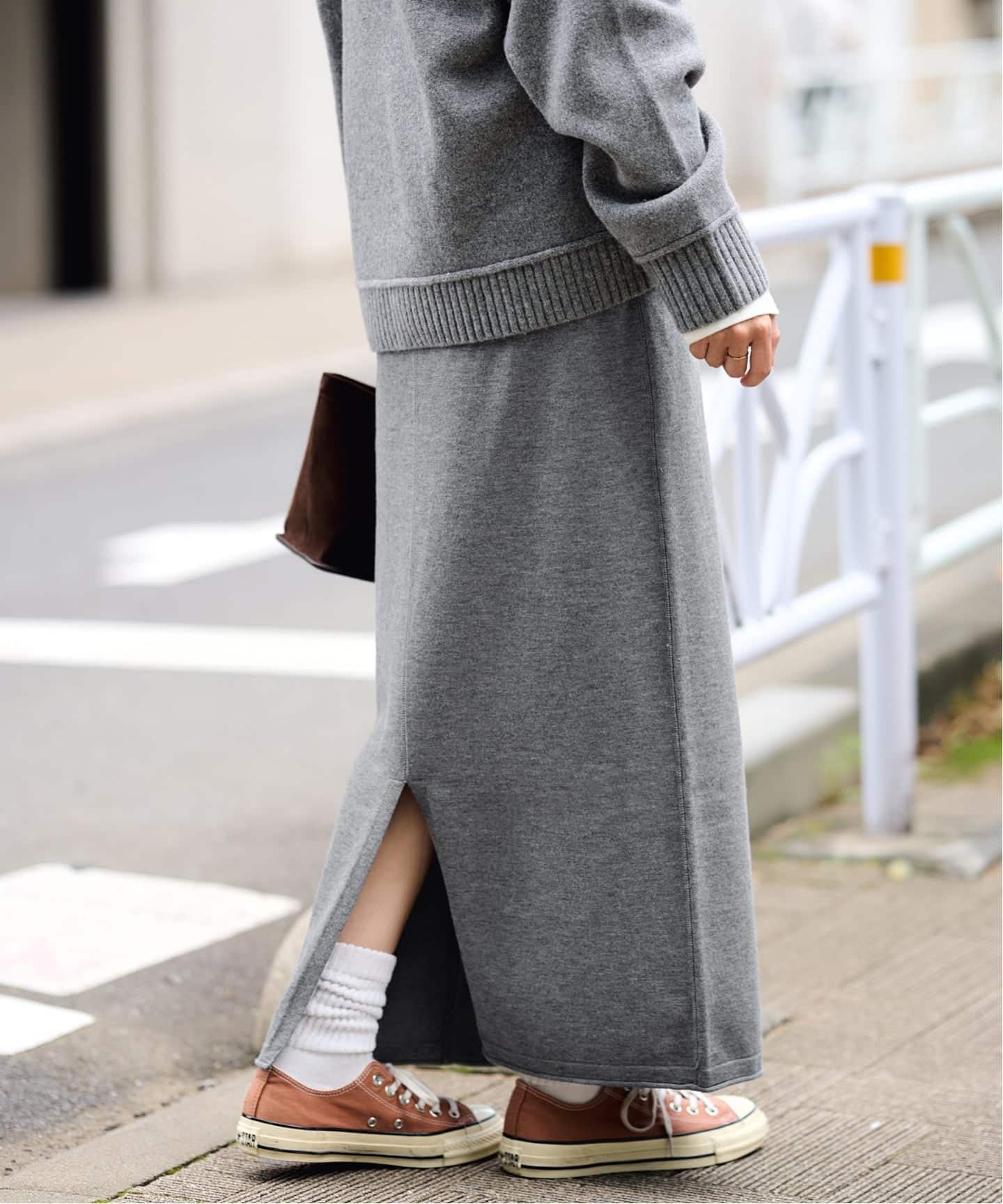 ≪予約≫ウォッシャブルニットスカート（ロング・マキシ丈スカート