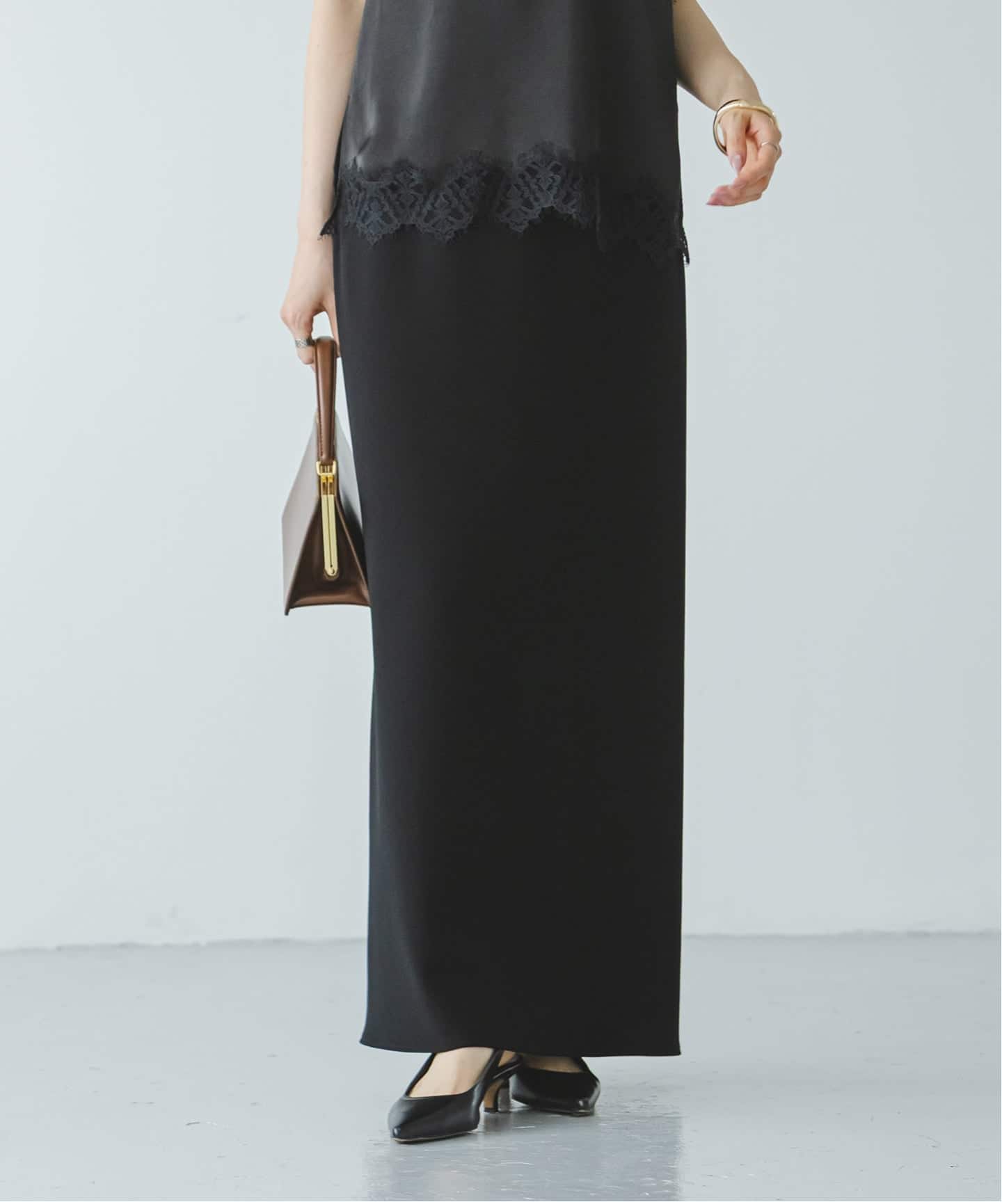 【DRAWER】新品未使用26ss RESORT ジャージータイトスカート 追加・新色・セットアップ対応》コンフォートジャージーライクタイト