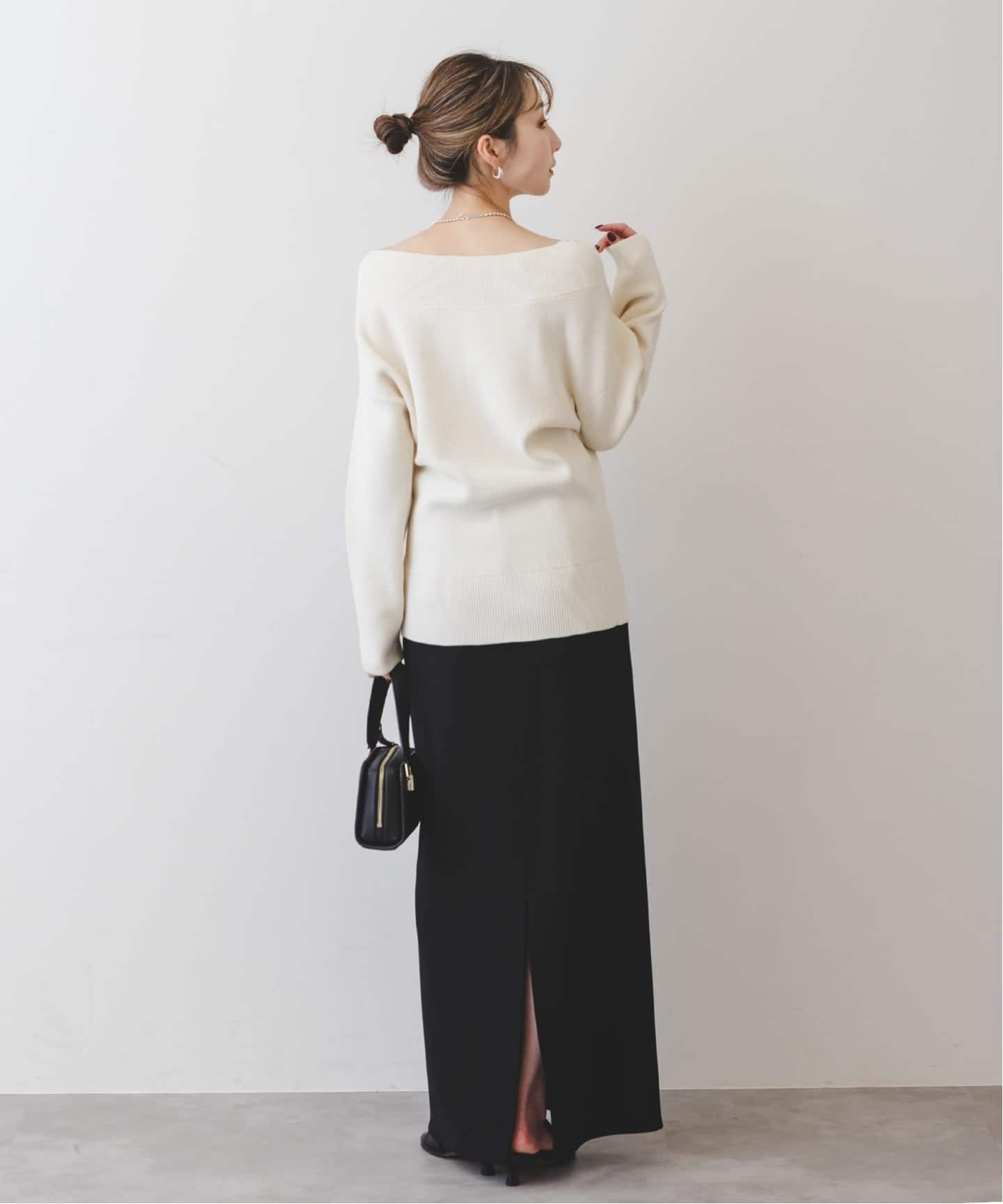 追加》【洗える】コンフォートジャージーライクタイトスカート8