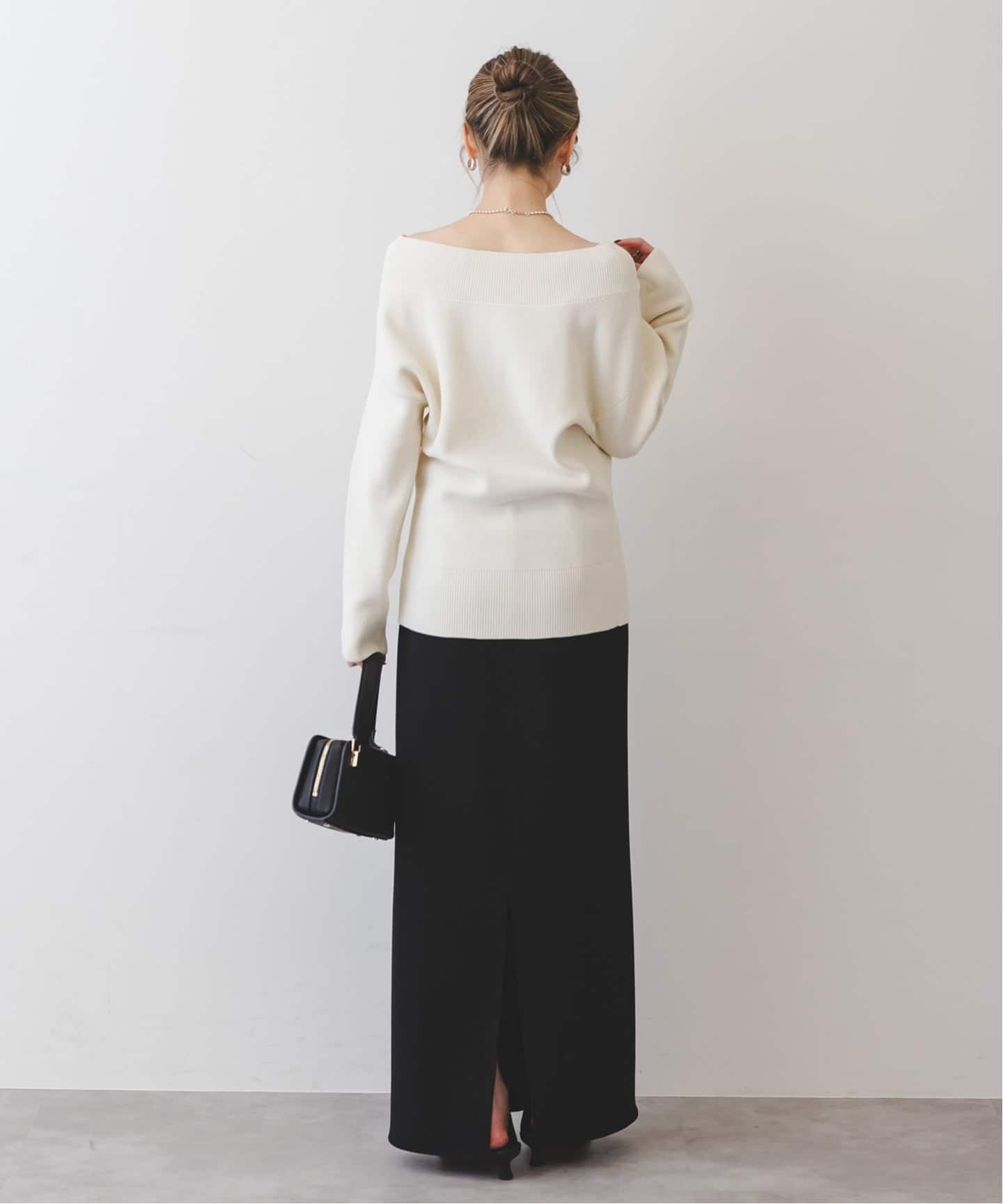 追加》【洗える】コンフォートジャージーライクタイトスカート8