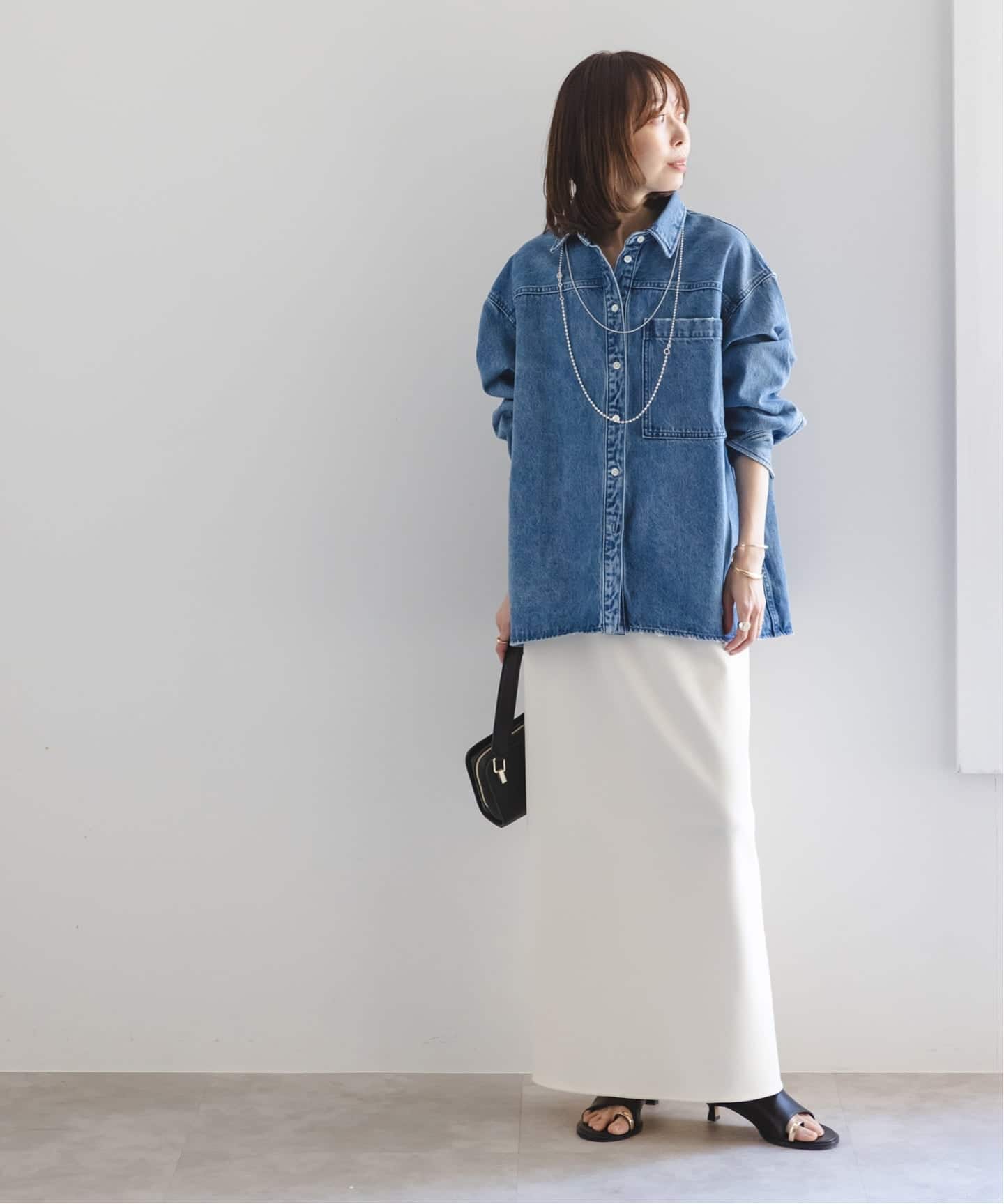 追加》【洗える】コンフォートジャージーライクタイトスカート8