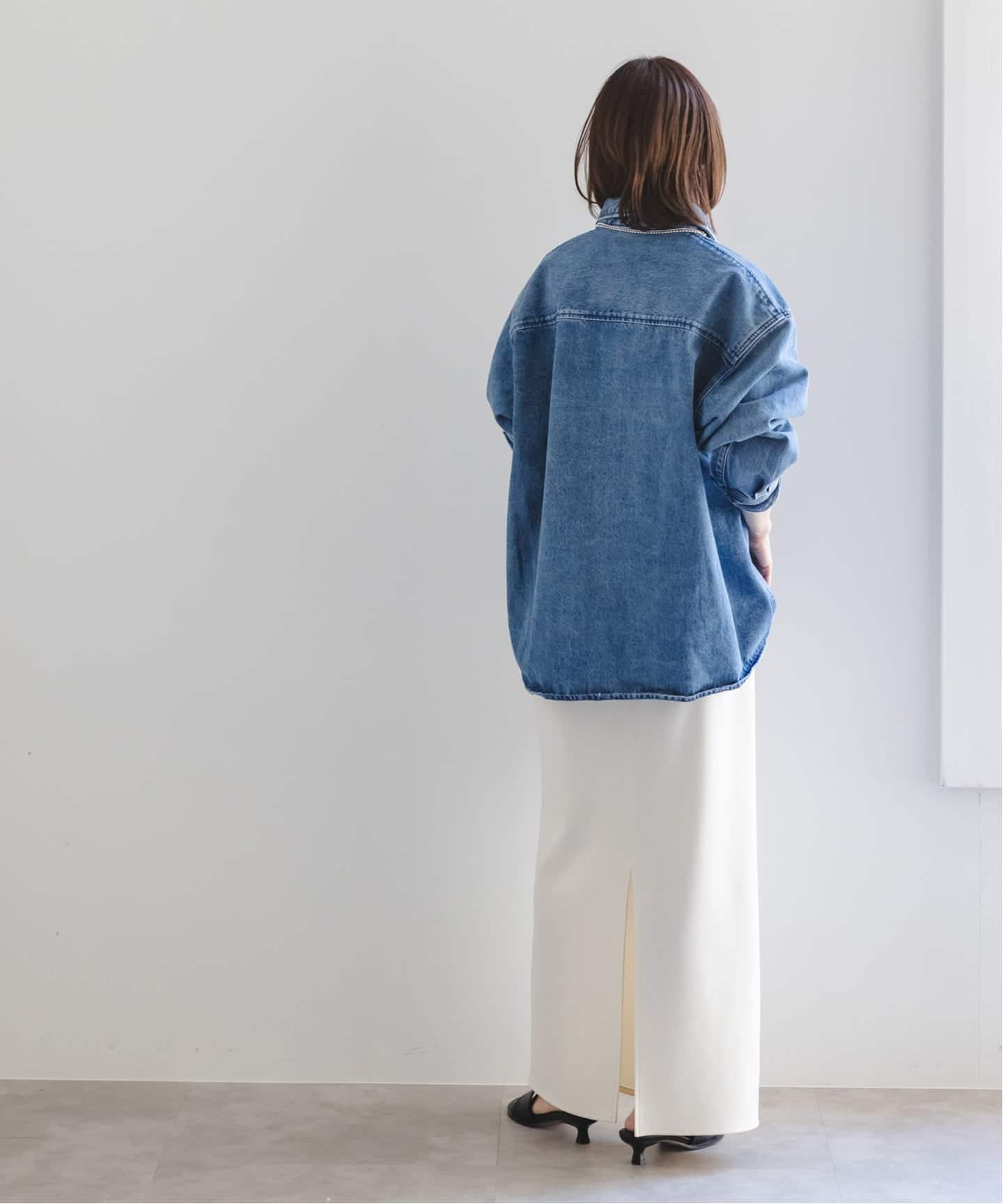 追加》【洗える】コンフォートジャージーライクタイトスカート8