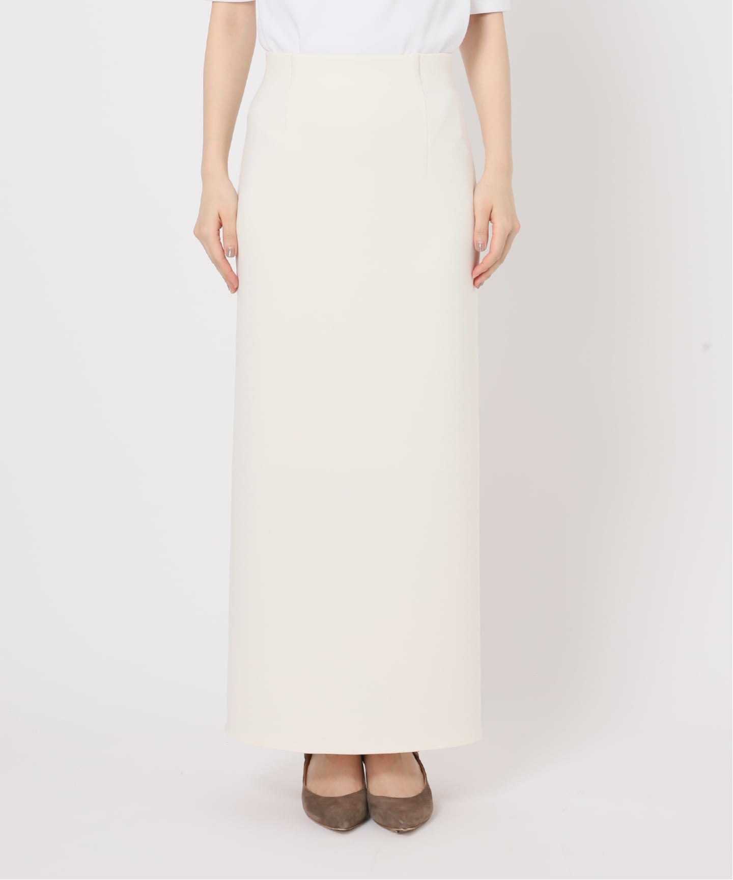 追加》【洗える】コンフォートジャージーライクタイトスカート9