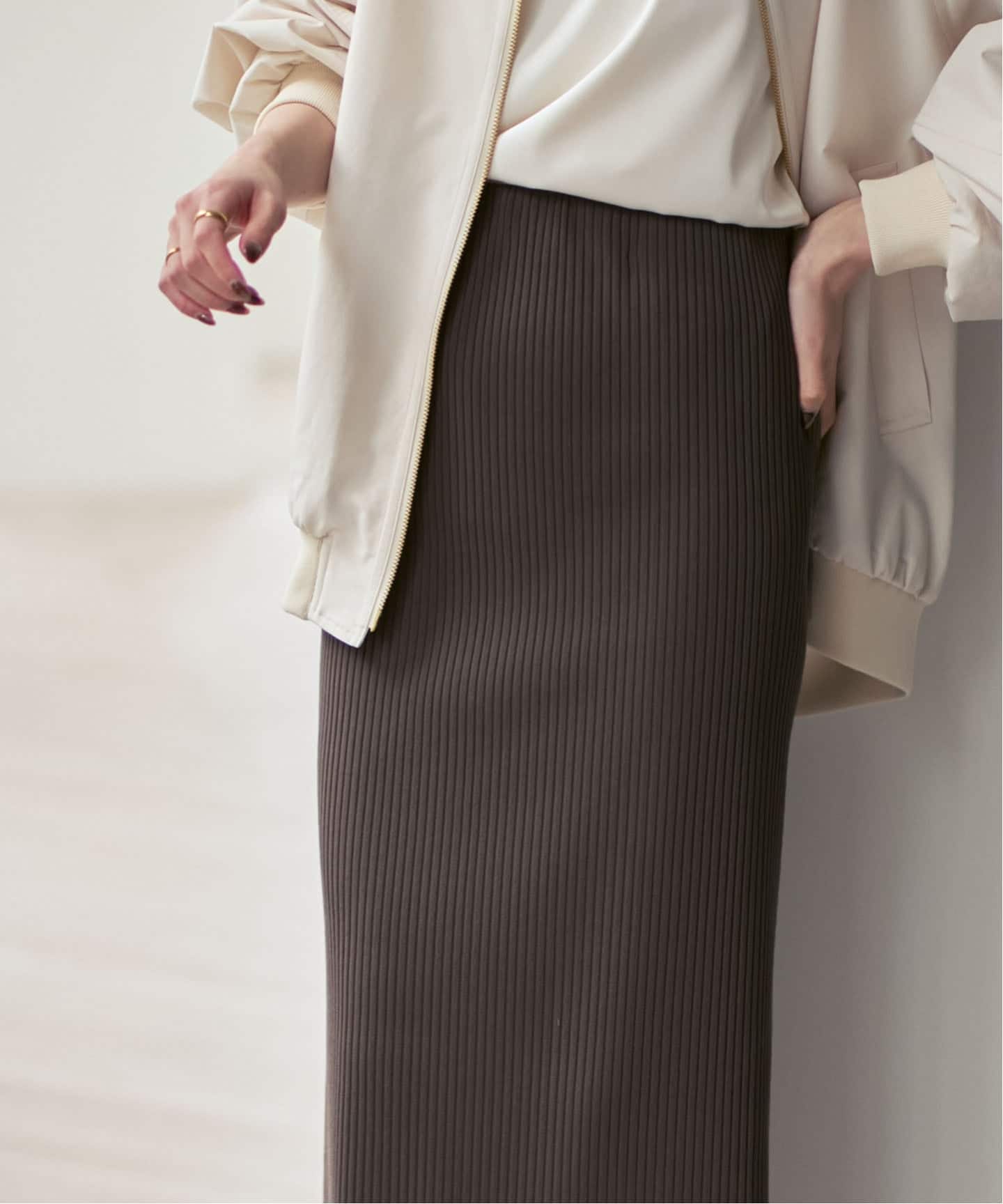 26SS先行追加予約・WEB限定カラー》トタンテレコタイトスカート