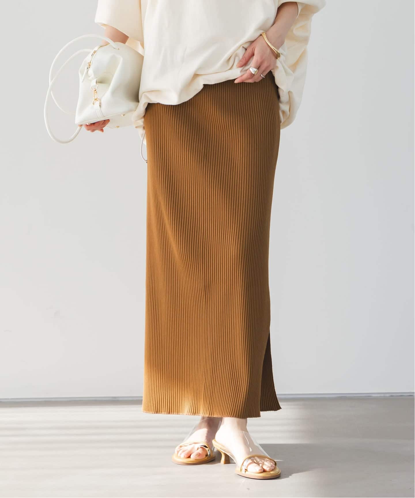 追加予約2》トタンテレコタイトスカート（ロング・マキシ丈スカート