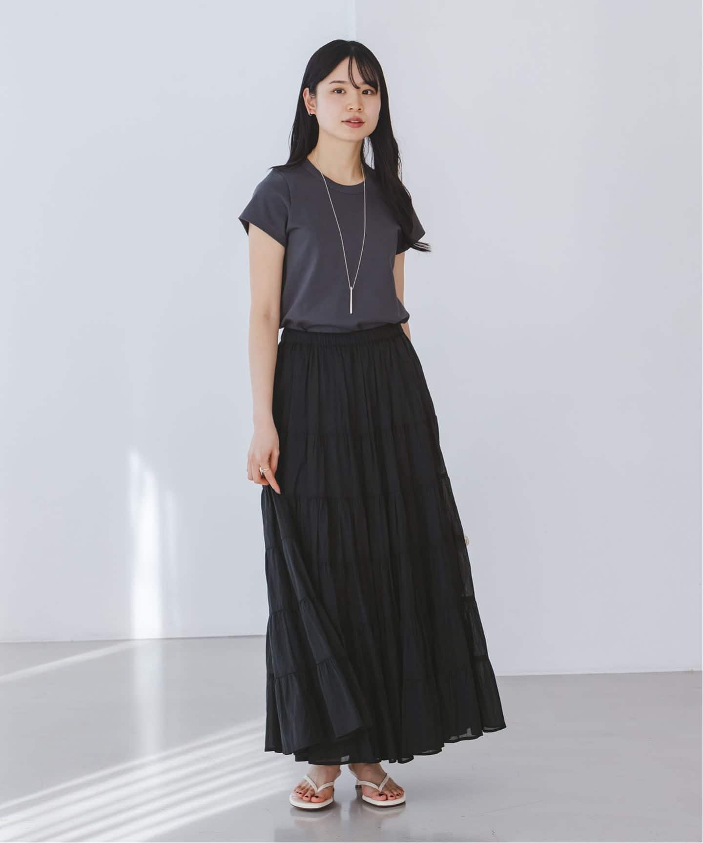 予約》COUTURE D'ADAM/クチュールドアダム SushiVoile Tiered Skirt
