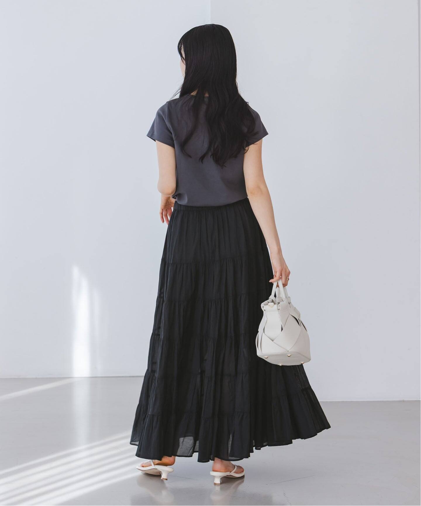 COUTURE D'ADAM/クチュールドアダム SushiVoile Tiered Skirt（ロング