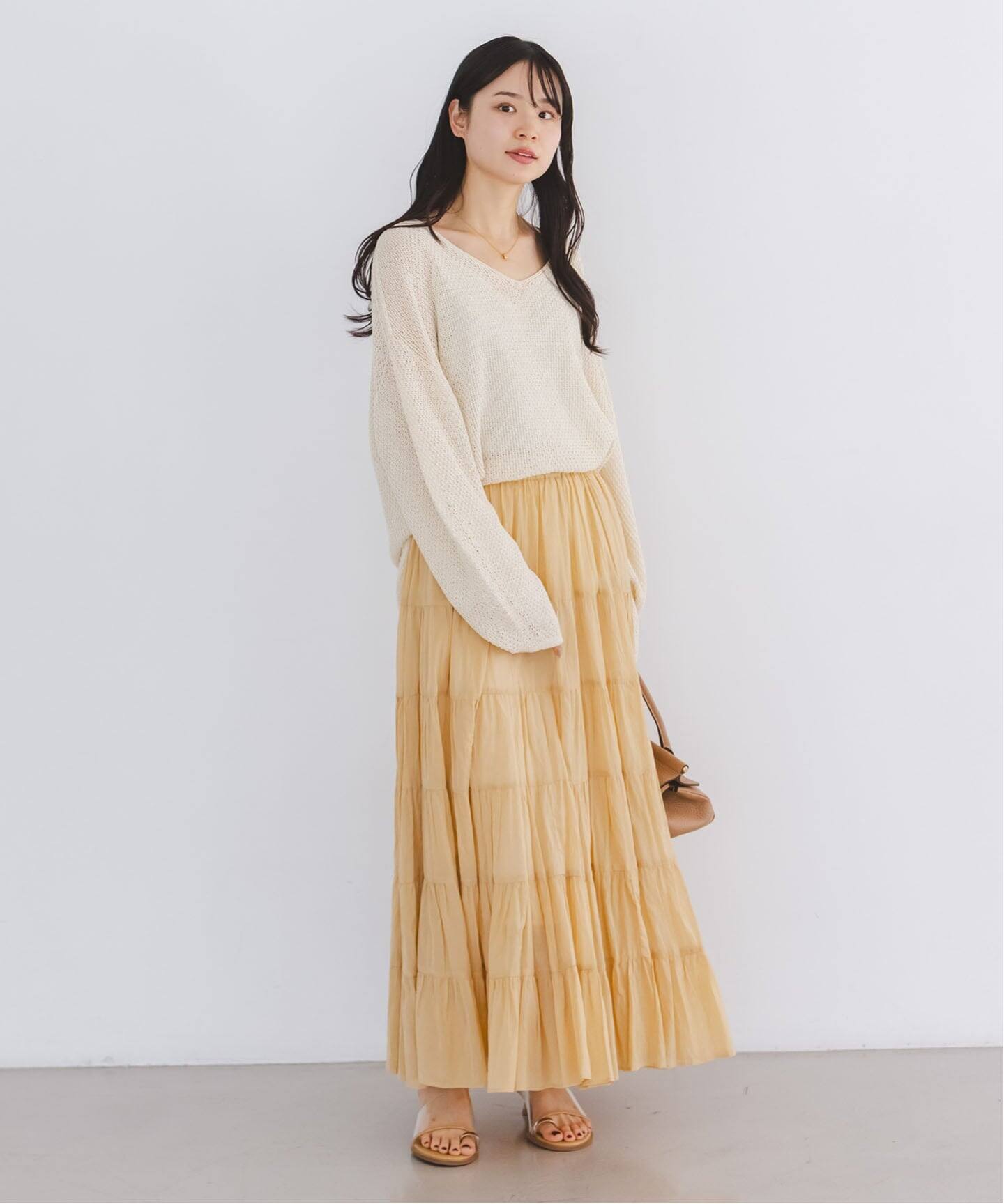 予約》COUTURE D'ADAM/クチュールドアダム SushiVoile Tiered Skirt