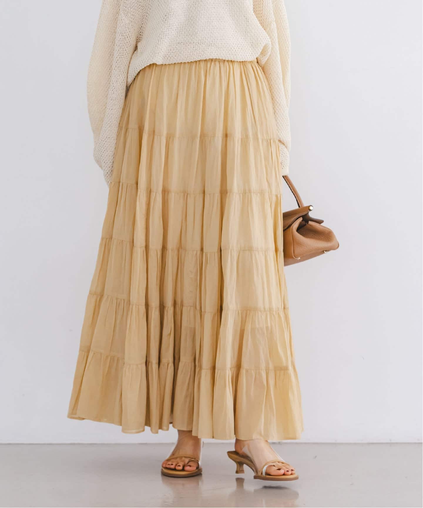 COUTURE D'ADAM/クチュールドアダム SushiVoile Tiered Skirt（ロング