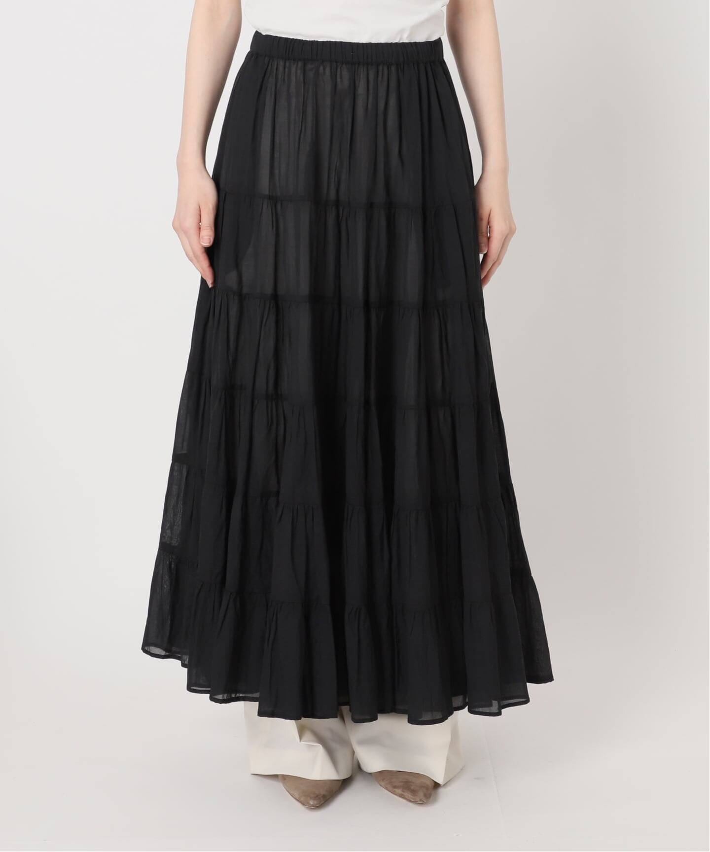 COUTURE D'ADAM/クチュールドアダム SushiVoile Tiered Skirt（ロング