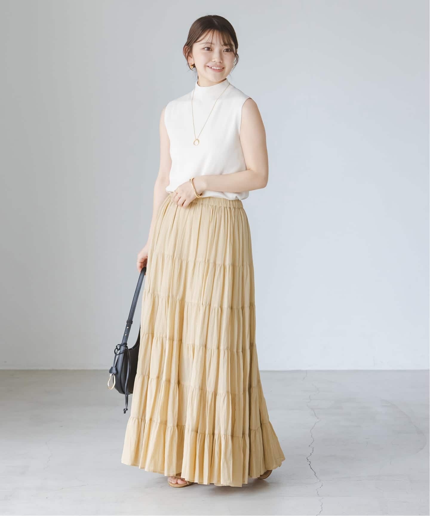 予約・NOBLE別注カラー》COUTURE D'ADAM SushiVoile Tiered Skirt