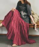 《NOBLE別注カラー》COUTURE D'ADAM SushiVoile Tiered Skirt