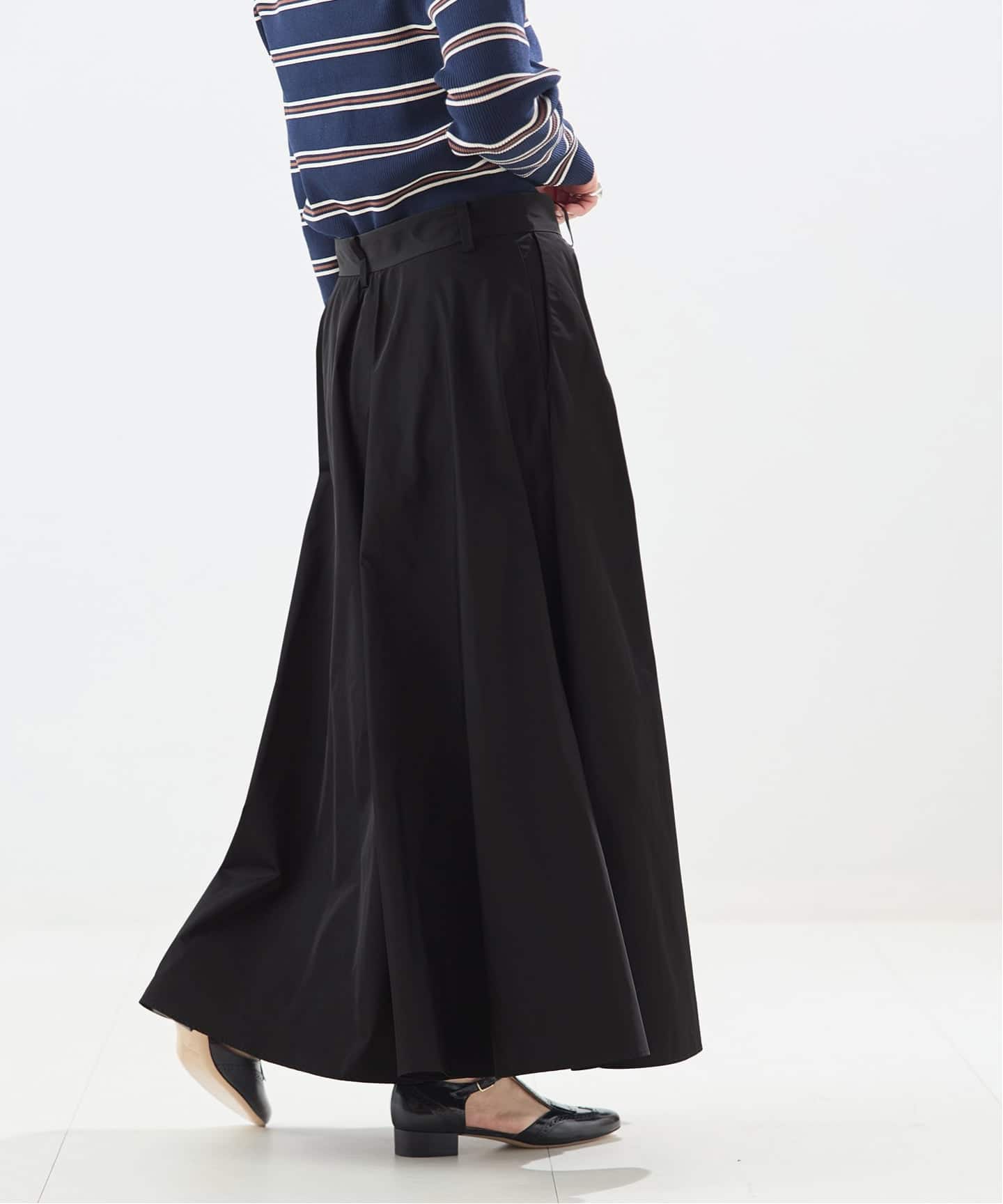 D&G ブラック フレアスカート 38サイズ TAFTAフレアスカート（ロング・マキシ丈スカート）｜JOURNAL STANDARD