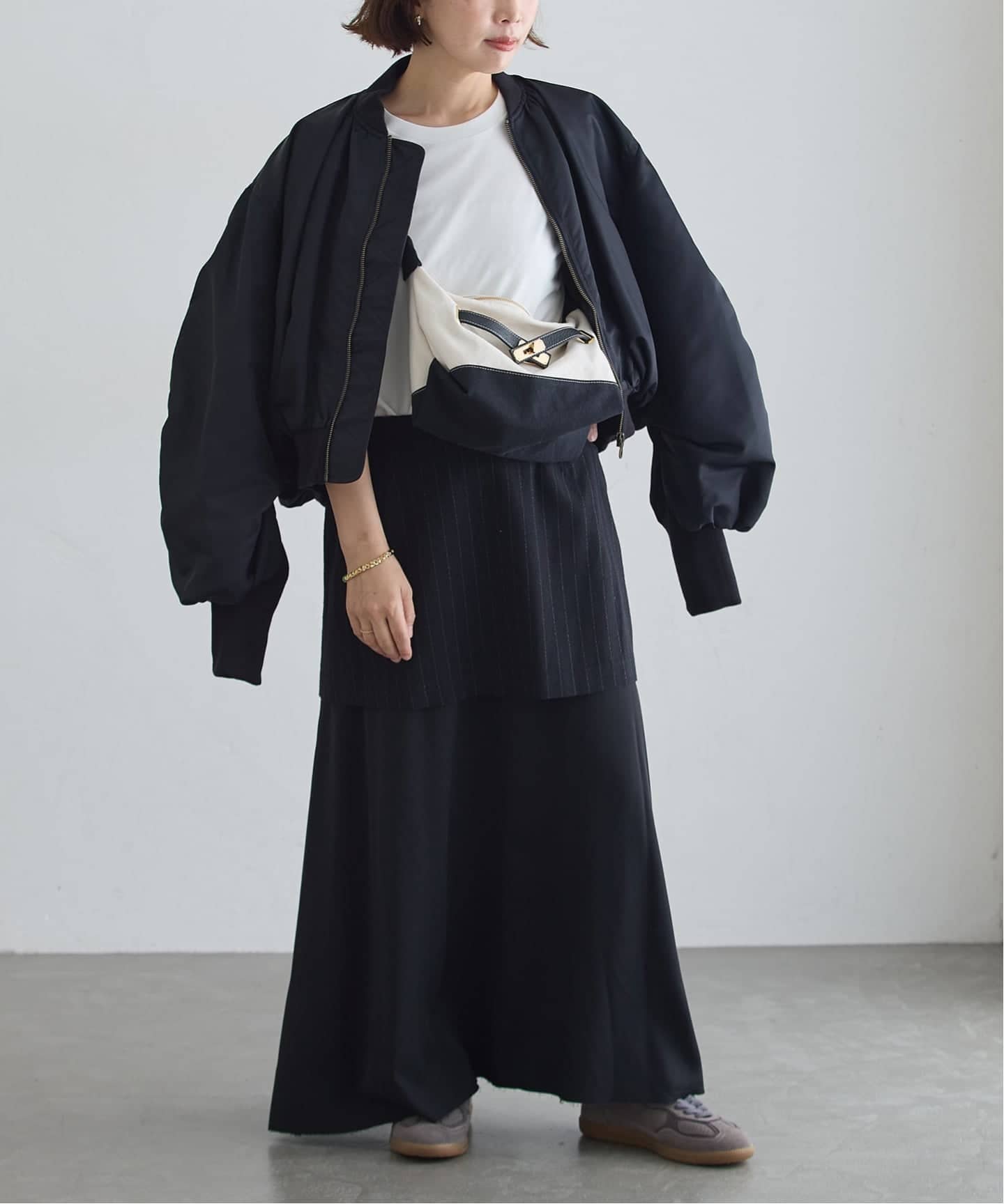 Uhr/ウーア Layered Skirt スカート（ロング・マキシ丈スカート