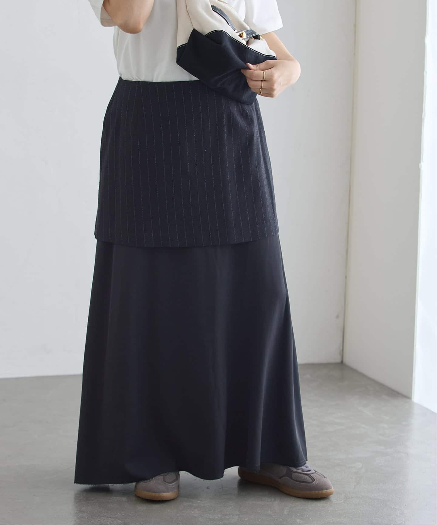 Uhr/ウーア Layered Skirt スカート（ロング・マキシ丈スカート