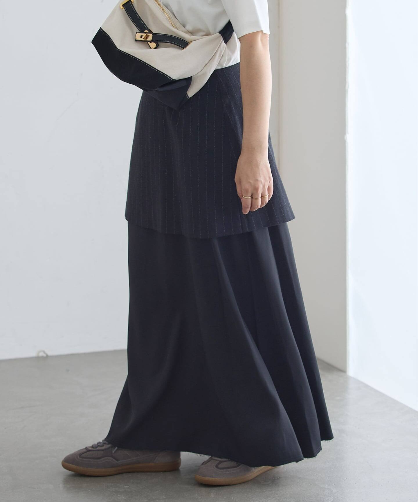 Uhr/ウーア Layered Skirt スカート（ロング・マキシ丈スカート 
