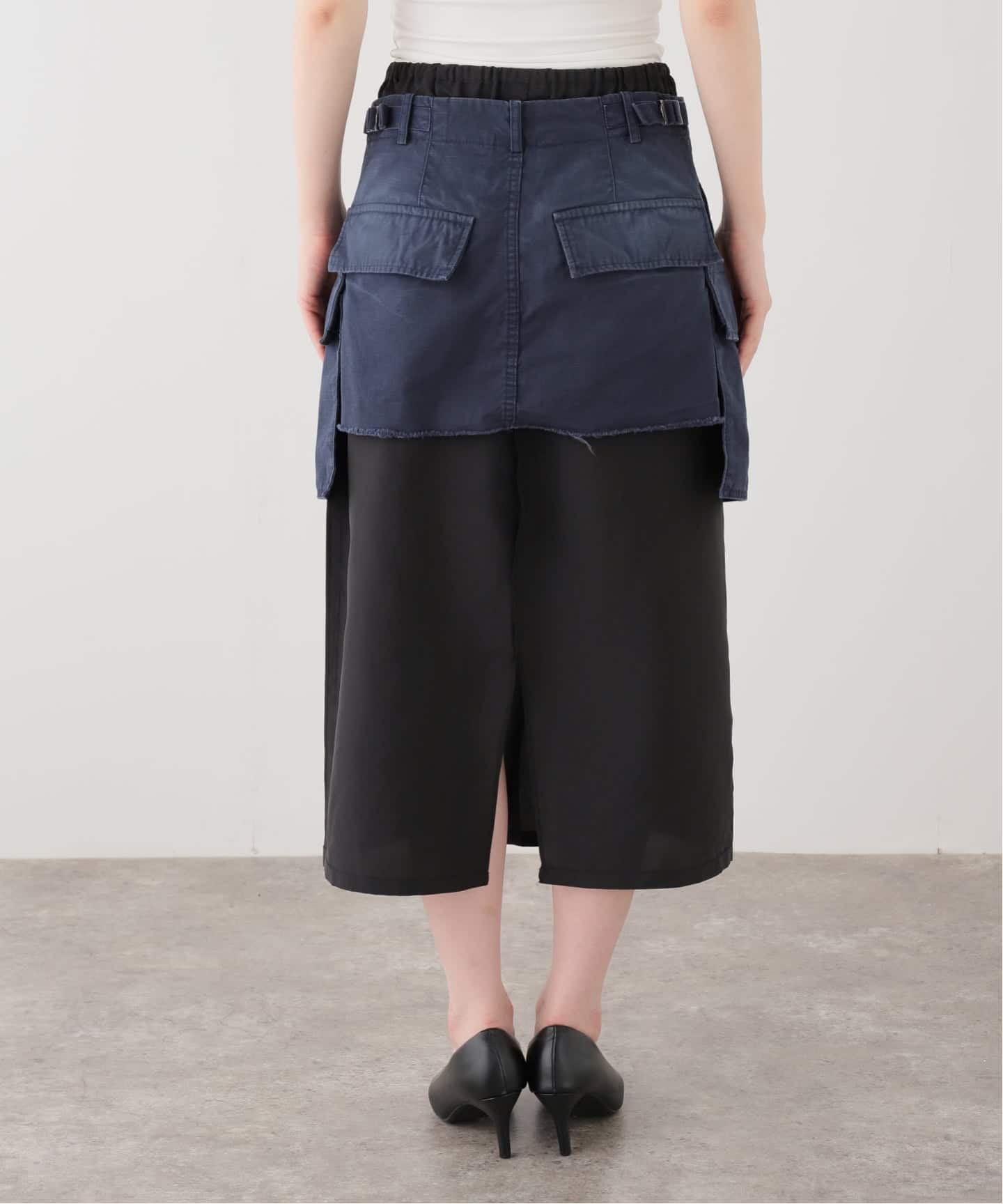 INSCRIRE/アンスクリア Cargo Layered Skirt スカート（その他スカート