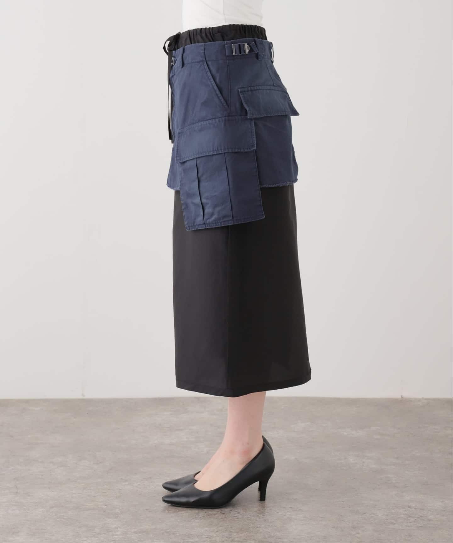 INSCRIRE/アンスクリア Cargo Layered Skirt スカート（その他スカート