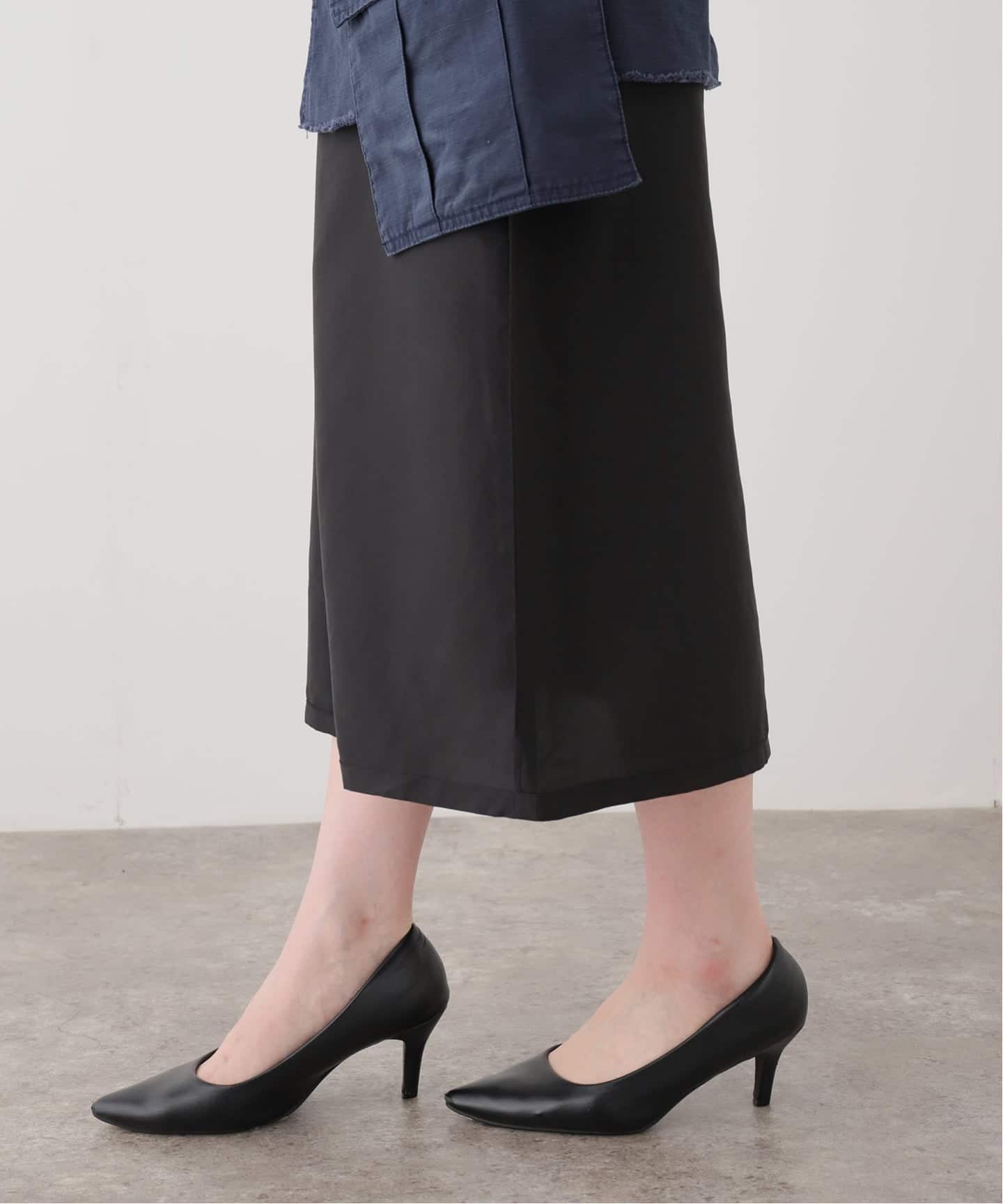 新品タグ付き INSCRIRE レザー スカート ラップスカート アンスクリア INSCRIRE/アンスクリア Cargo Layered Skirt スカート（その他スカート