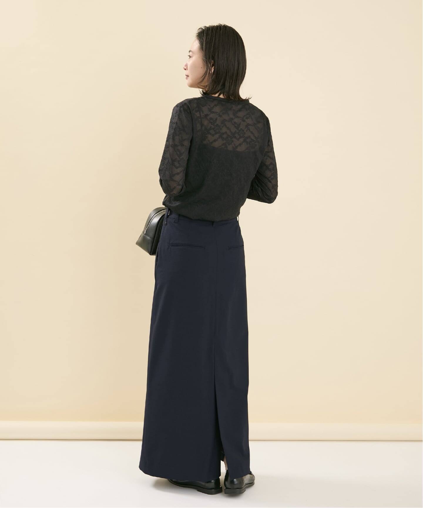 JOURNAL STANDARD 2WAYトロスリットスカート38 2WAY トロスリットスカート（ロング・マキシ丈スカート）｜JOURNAL