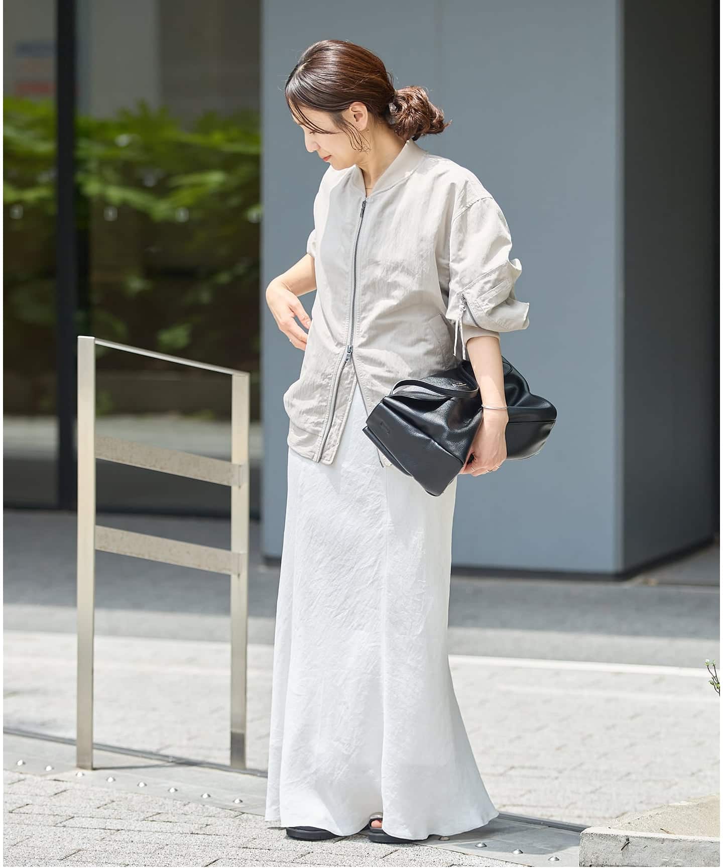 【専用】JOURNAL STANDARD LUXE ボタニーローンスカート 追加》ヴィンテージキュプラローンスカート（ロング・マキシ丈スカート