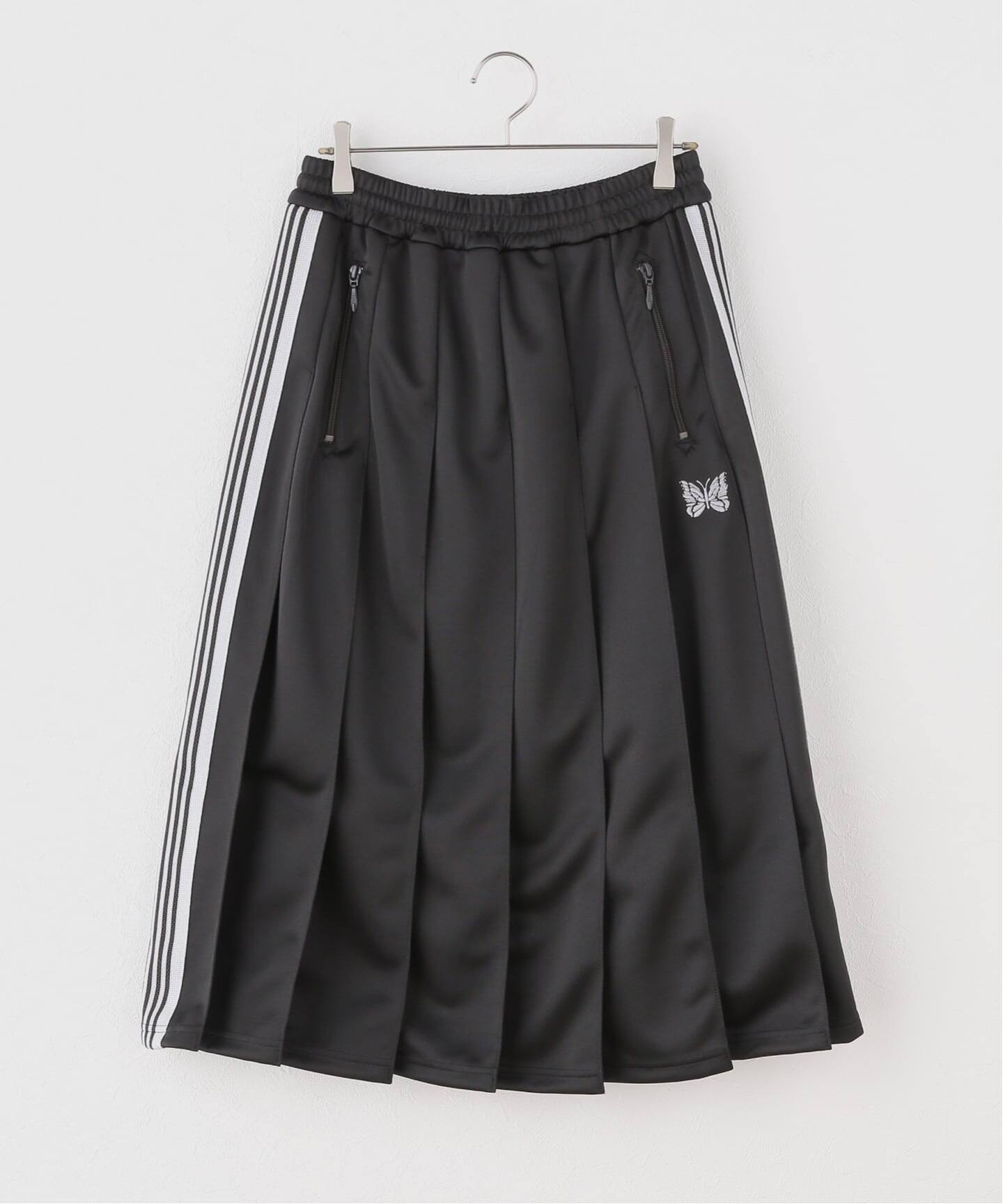 NEEDLES / ニードルズ】Pleated Track Skirt - Poly Smoot（ロング