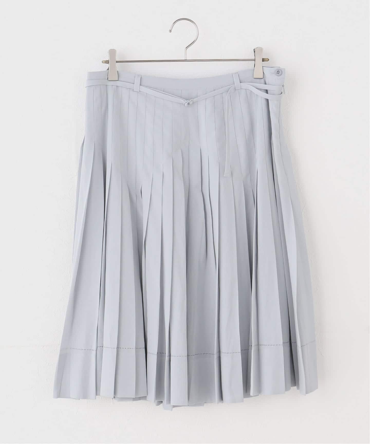 LOW CLASSIC/ロウ クラシック】 PLEATED MIDI SKIRT（ひざ丈スカート