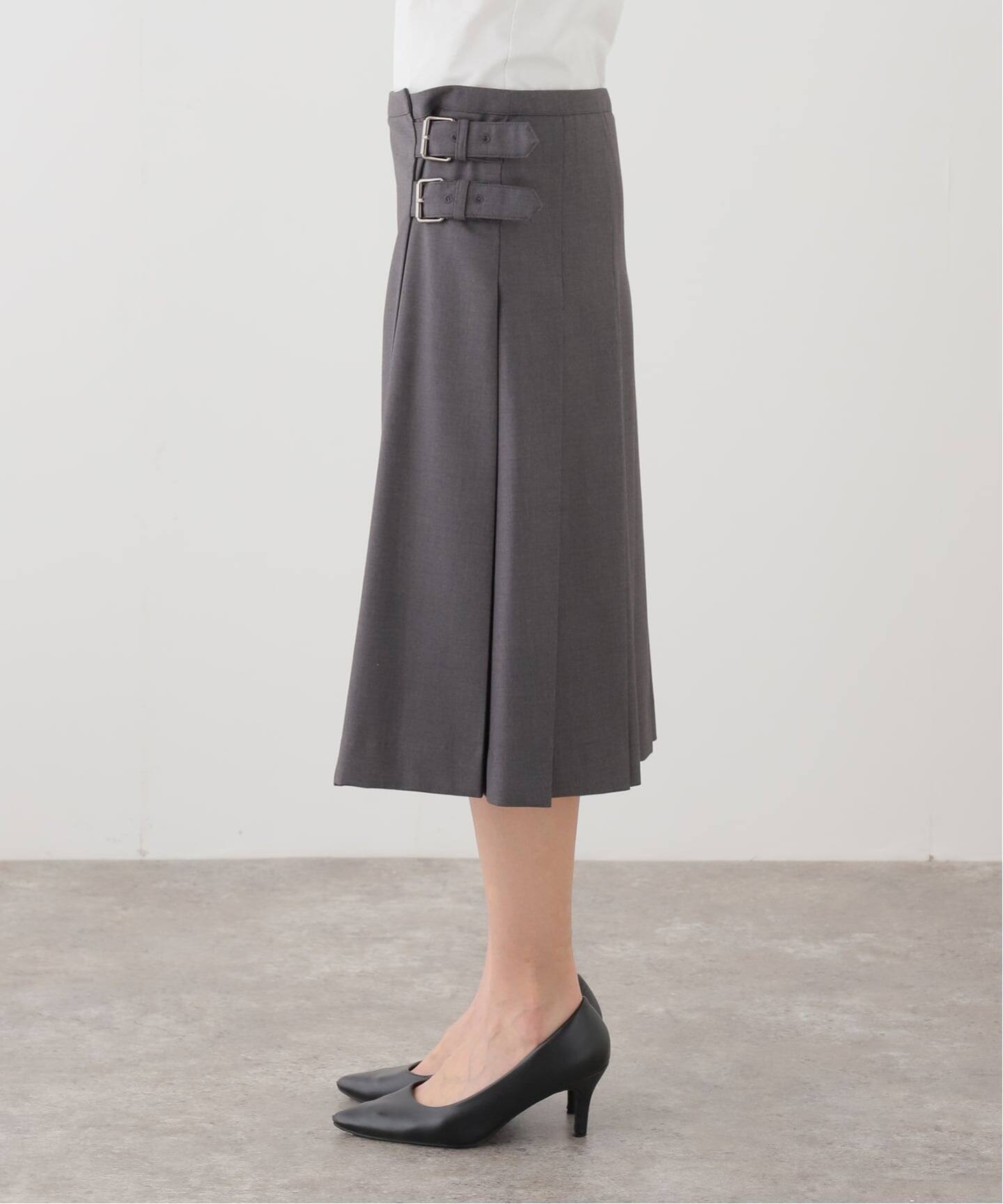 【DUNST/ダンスト】PLEATS MIDI SKIRT DUNST/ダンスト】PLEATS MIDI SKIRT（ひざ丈スカート）｜JOURNAL