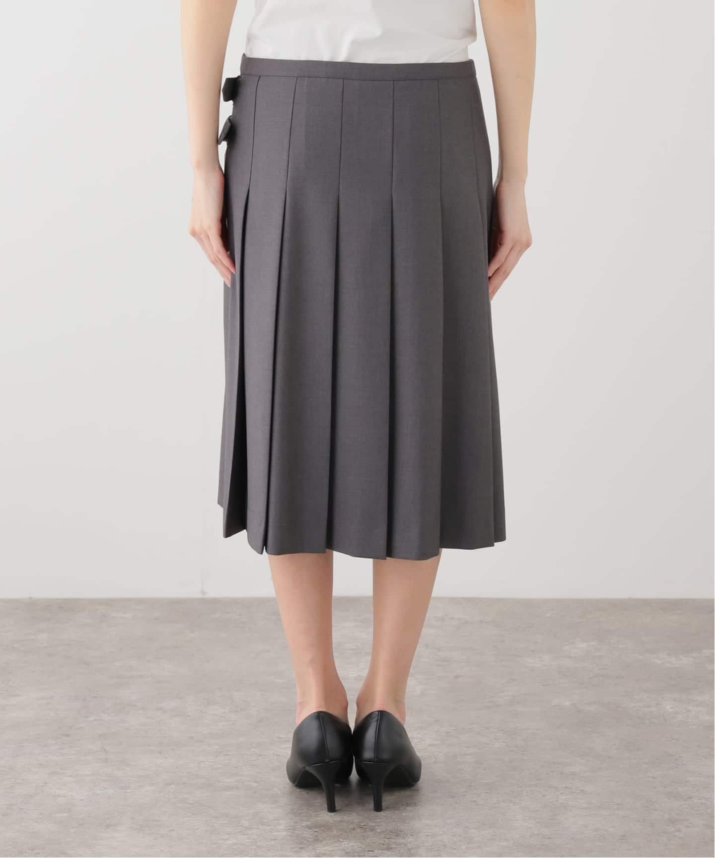 【DUNST/ダンスト】PLEATS MIDI SKIRT DUNST/ダンスト】PLEATS MIDI SKIRT（ひざ丈スカート）｜JOURNAL