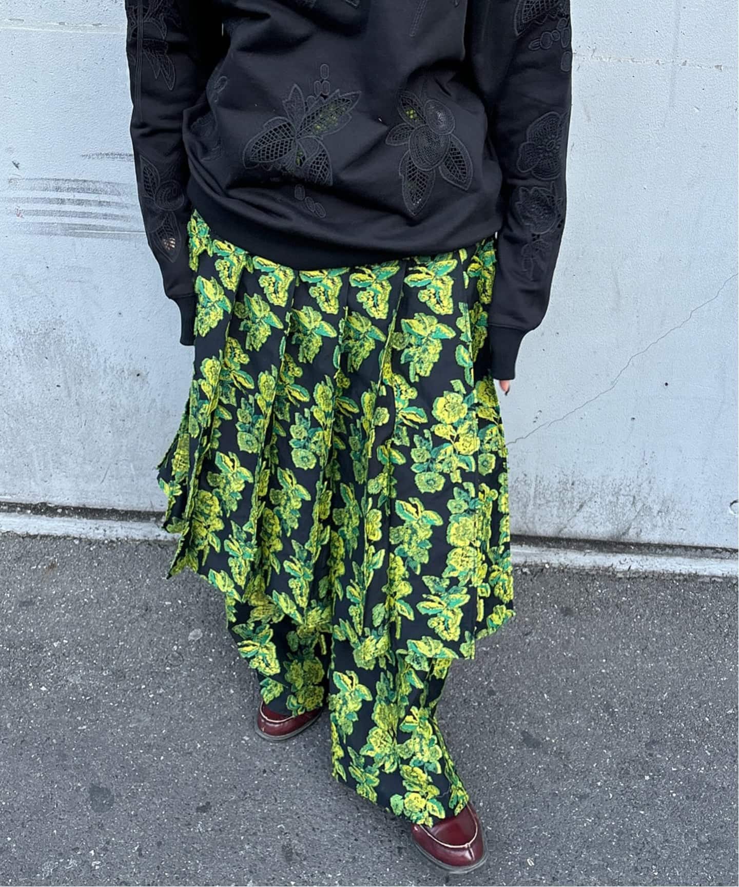 別注【TOLIGHT×JOURNALSTANDARD】FLOWER JQ SK（ひざ丈スカート