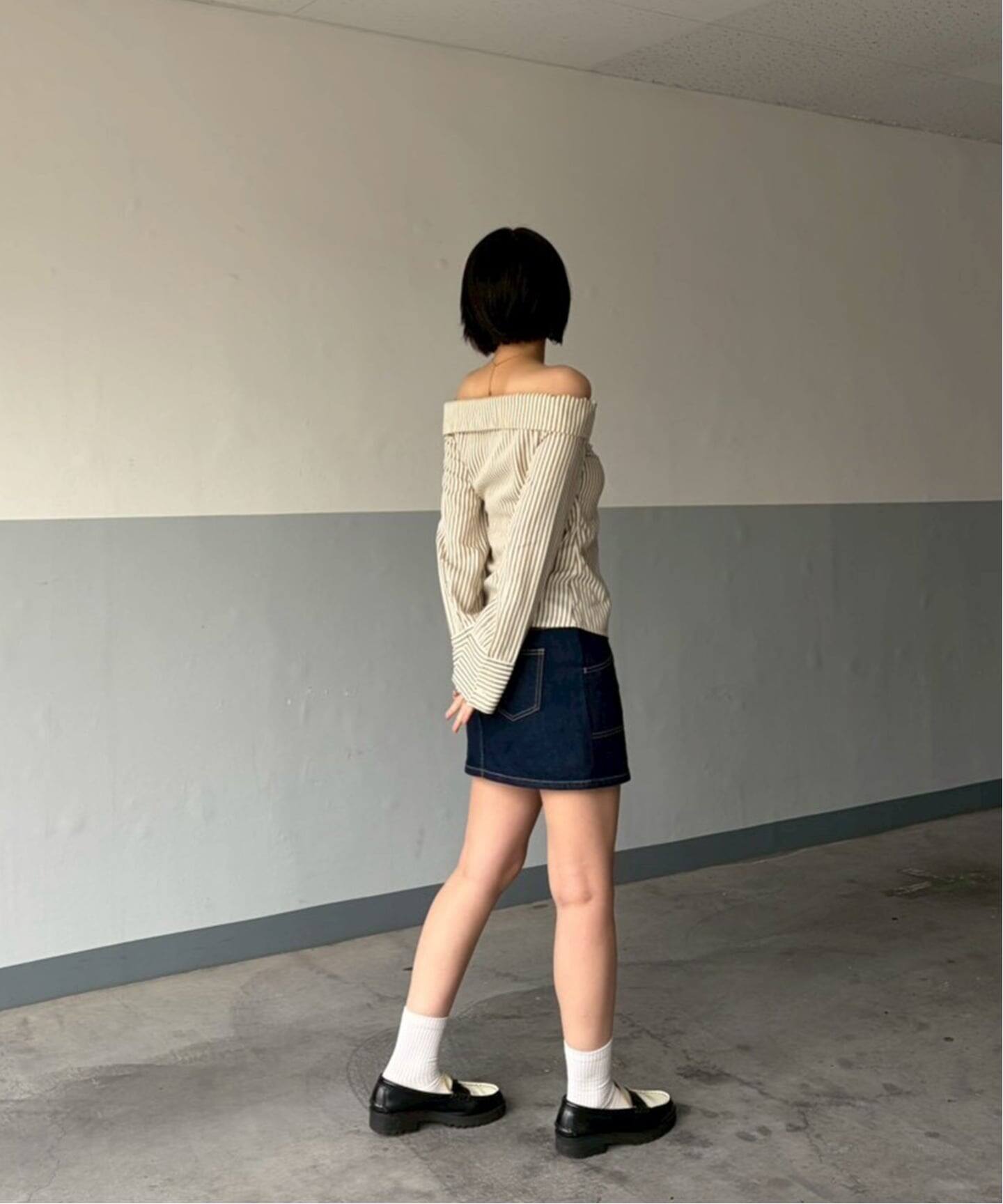 予約》デニムミニスカート（デニムスカート）｜Oriens JOURNAL