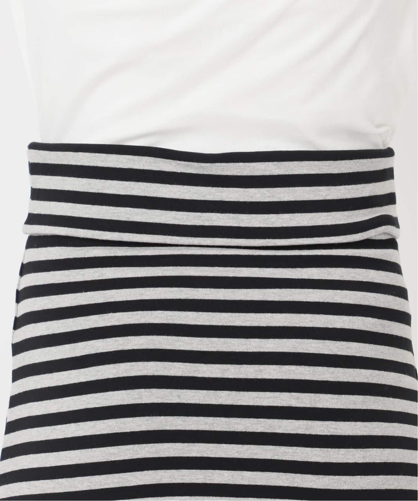 【完売商品】ボーダープリントスカート　オリエンスジャーナルスタンダード 追加3》ボーダープリントスカート（ロング・マキシ丈スカート