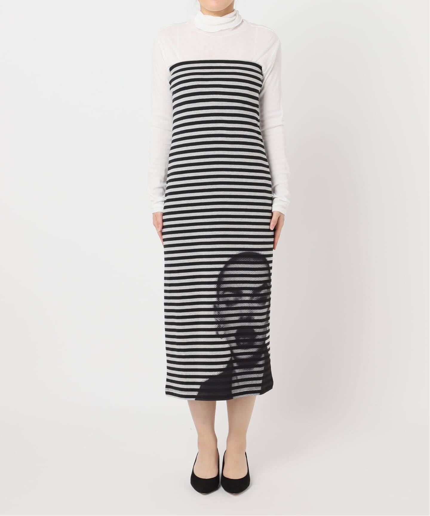 予約追加3》ボーダープリントスカート（ロング・マキシ丈スカート