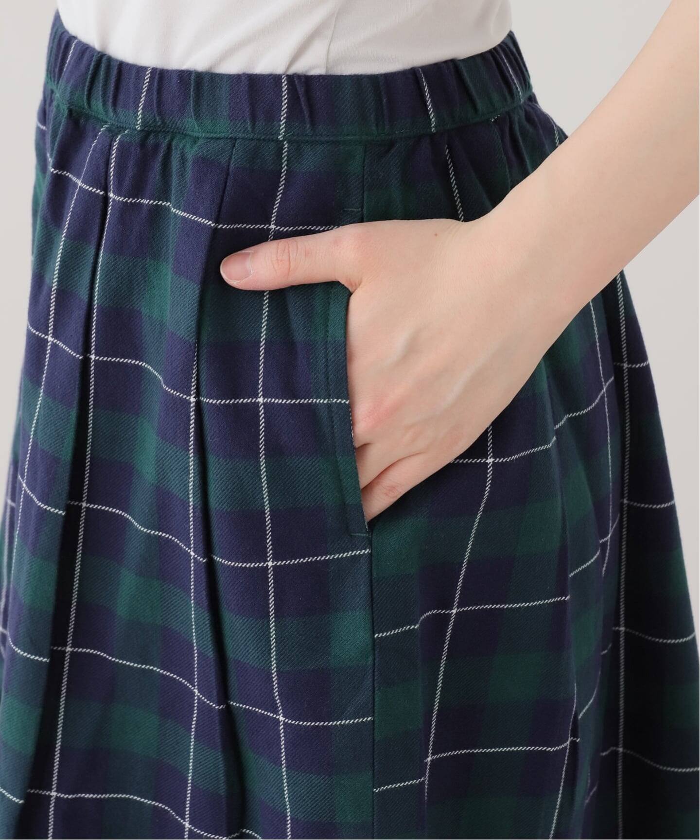OBEY / オベイ】 SHELLY PLAID PLEATED SKIRT（ひざ丈スカート