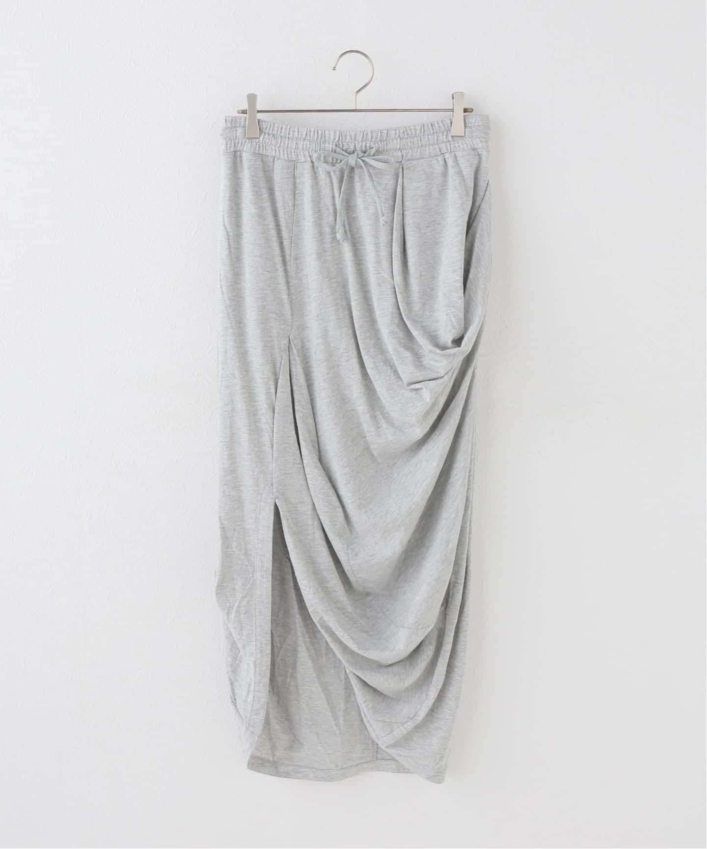 OPEN YY / オープン ワイワイ】Knitted DRAPED COTTON SKIRT（その他
