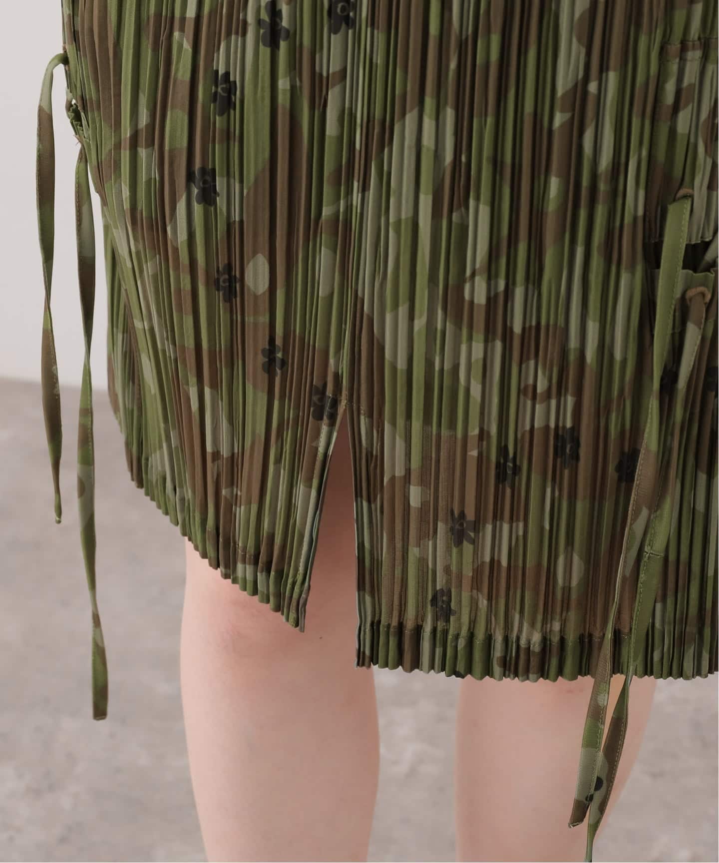 P.A.M/パム】OAKLEAF PLEATED SKIRT（ひざ丈スカート）｜Oriens