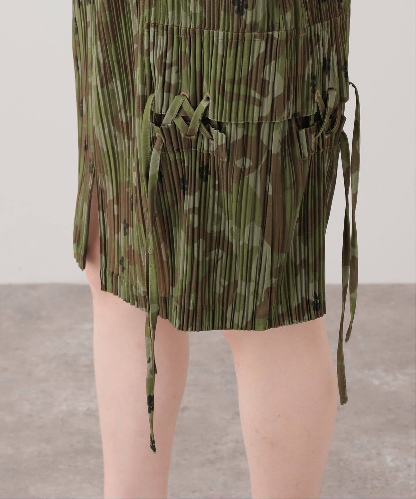 P.A.M/パム】OAKLEAF PLEATED SKIRT（ひざ丈スカート）｜Oriens