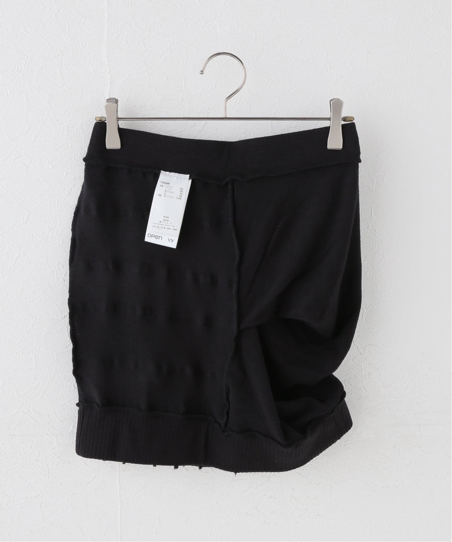 OPEN YY / オープン ワイワイ】 Knitted SLOUCHY PANEL SKIRT（その他