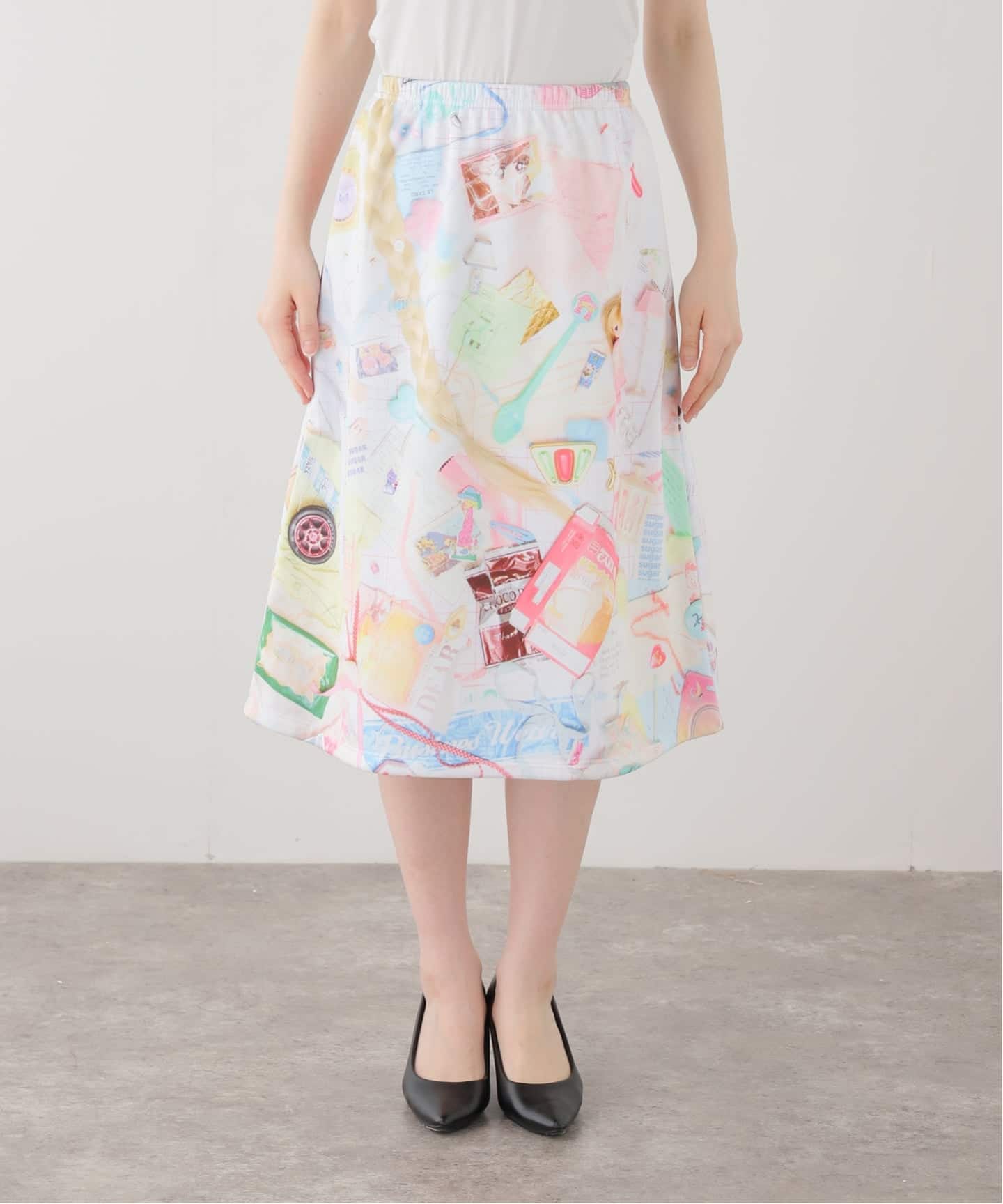 Ashley Williams】 HEAVY JERSEY SKIRT（ひざ丈スカート）｜Oriens