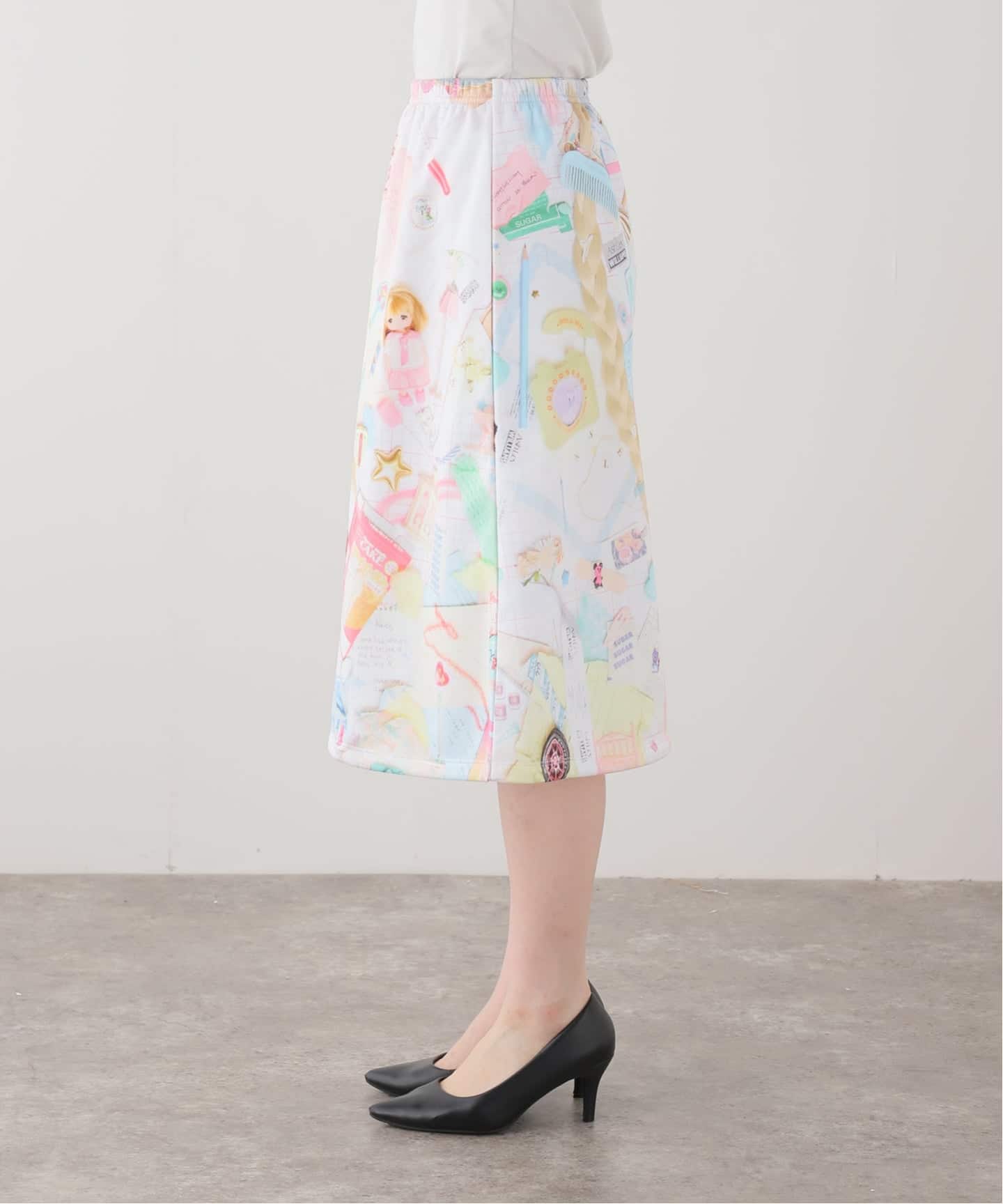 Ashley Williams】 HEAVY JERSEY SKIRT（ひざ丈スカート）｜Oriens