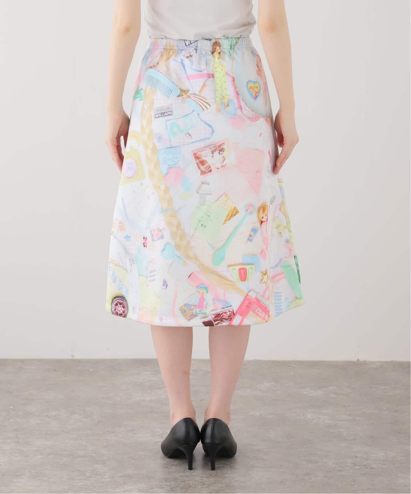 Ashley Williams】 HEAVY JERSEY SKIRT（ひざ丈スカート）｜Oriens