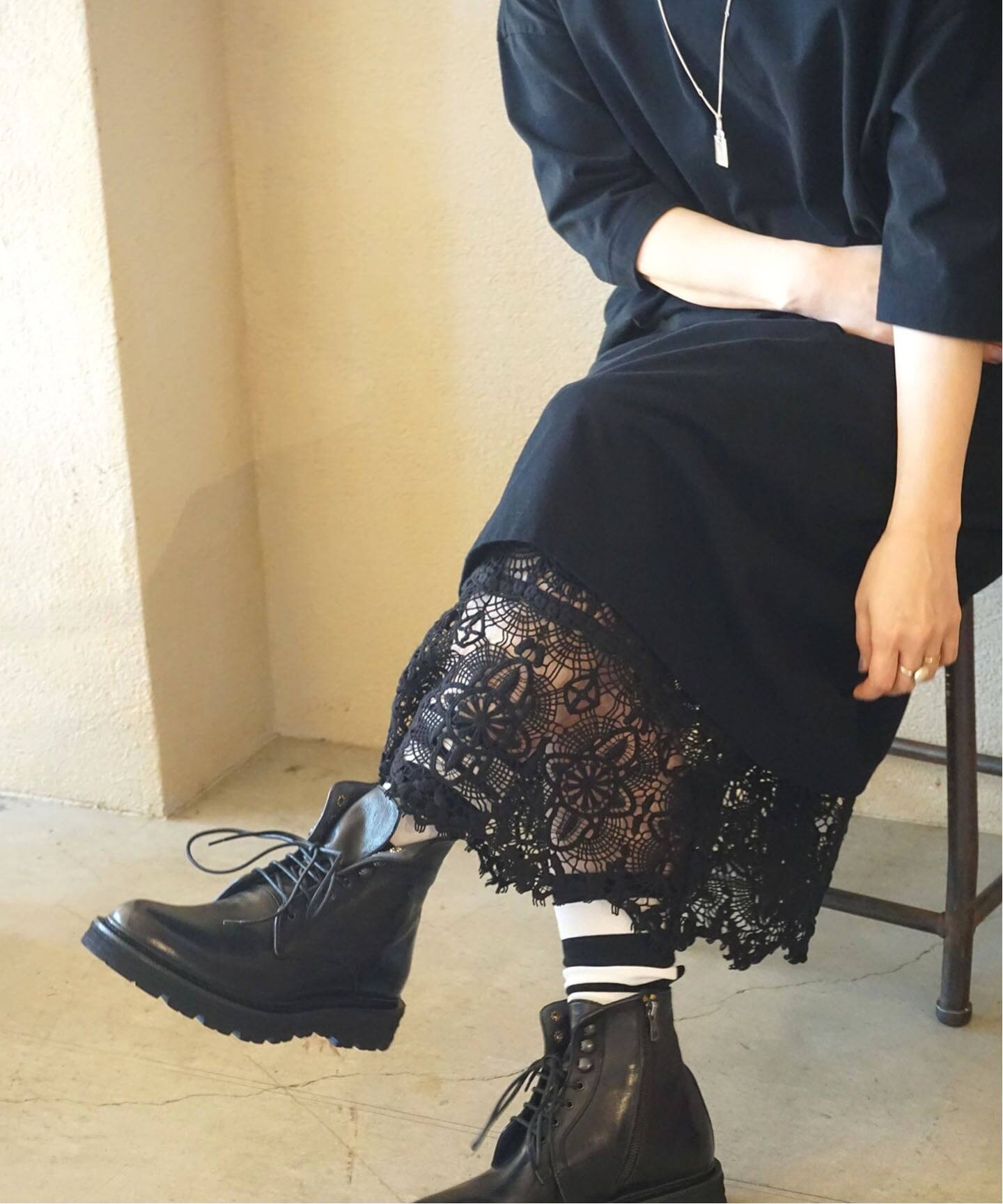 追加予約》レースMIX スカート（その他スカート）｜journal standard