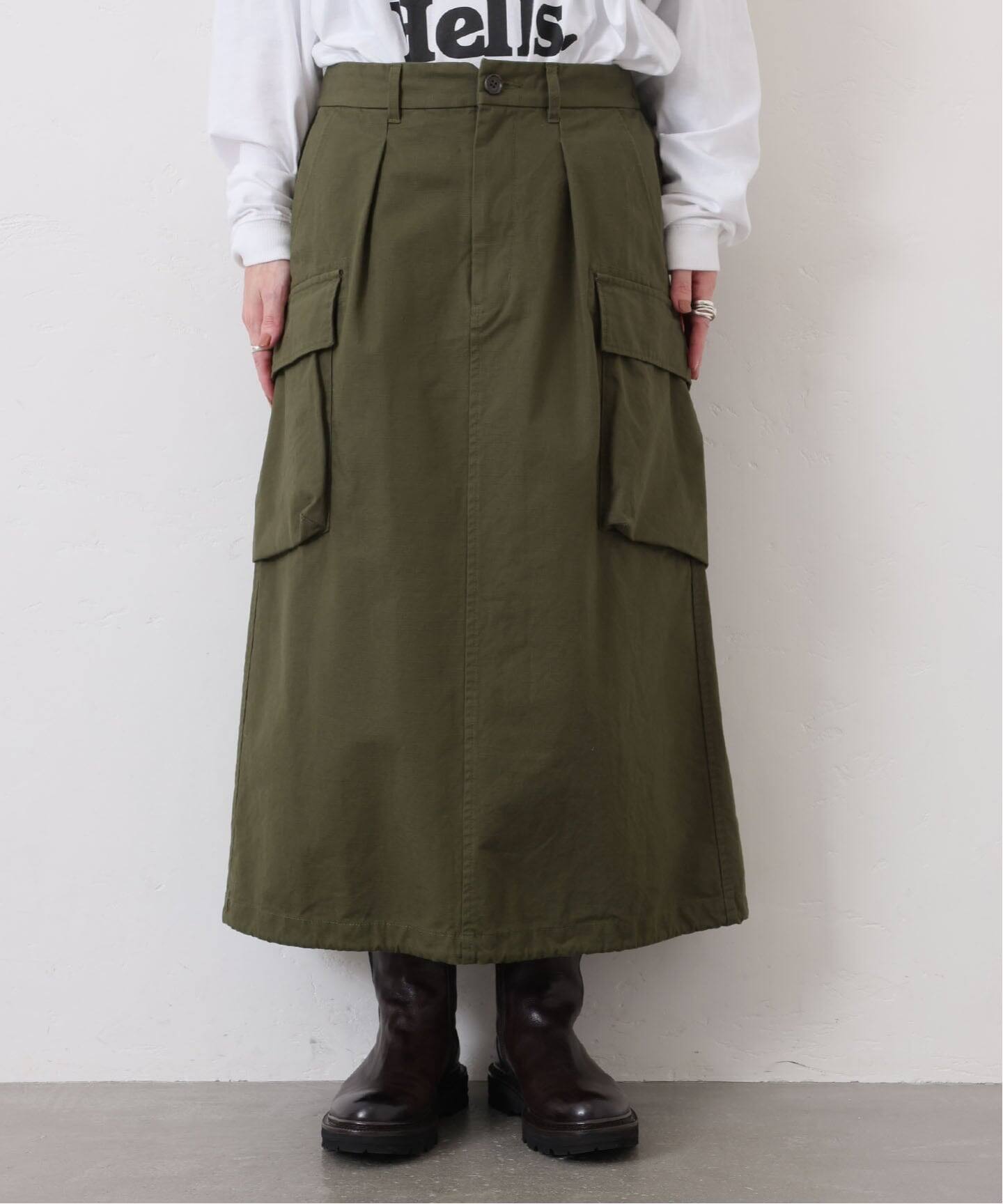 ジャーナルスタンダードラックス　リップストップカーゴスカート 追加予約》リップストップ カーゴスカート（その他スカート）｜journal