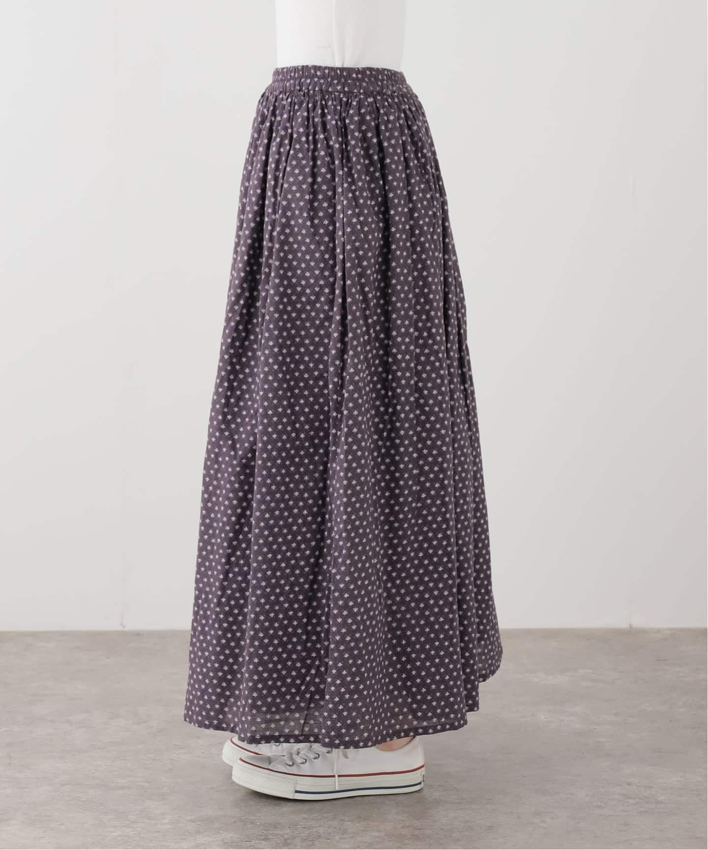 未使用/SOIL/FLOWER PRINT GATHERED SKIRT SOIL 】FLOWER PRINT GATHERED SKIRT（その他スカート）｜journal