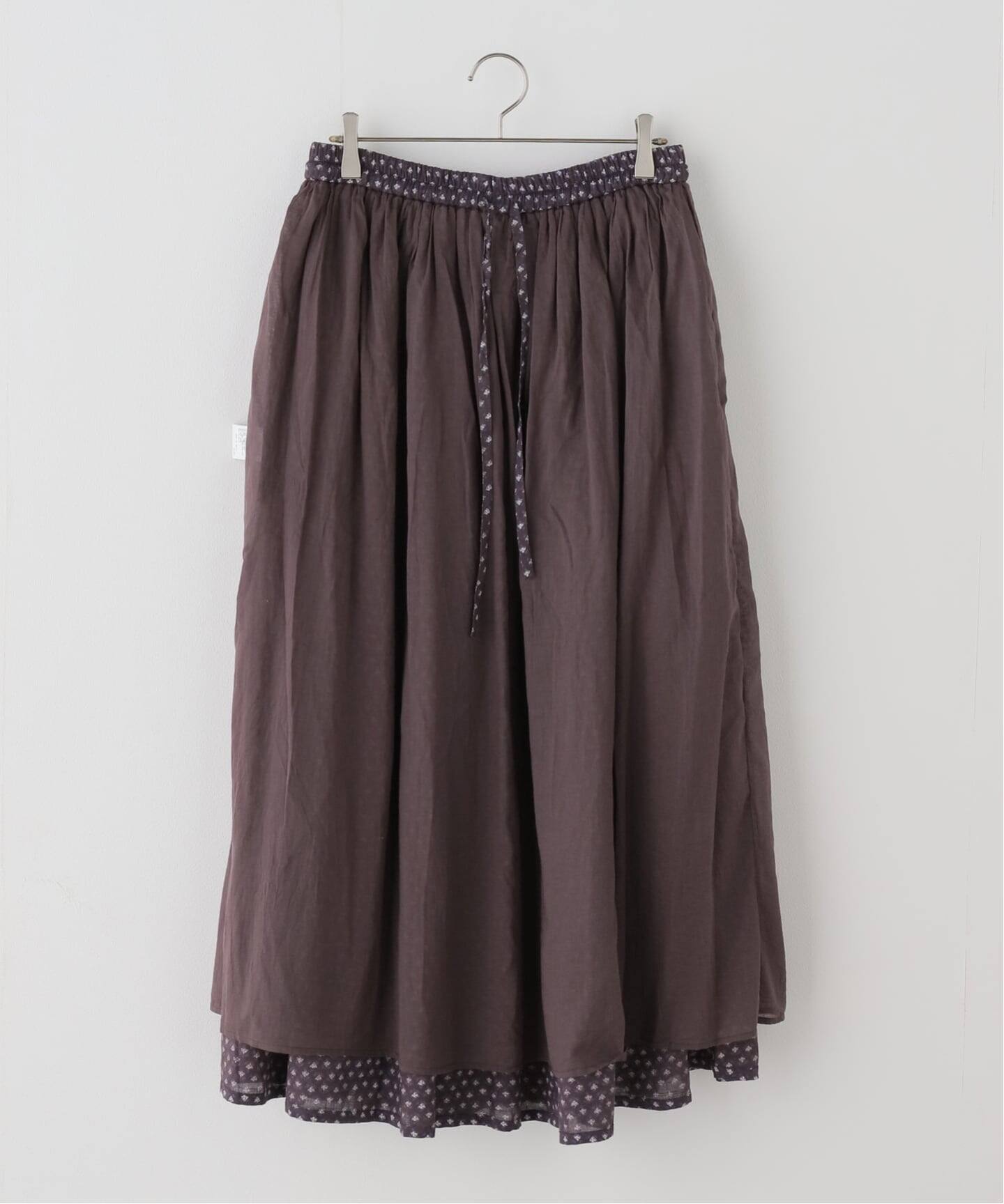 SOIL 】FLOWER PRINT GATHERED SKIRT（その他スカート）｜journal 