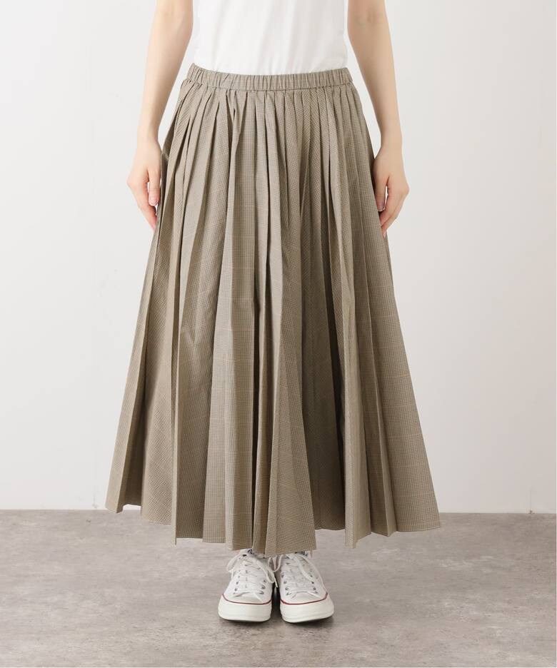 6397】 PULL-ON PLEATED SKIRT（ロング・マキシ丈スカート）｜journal  