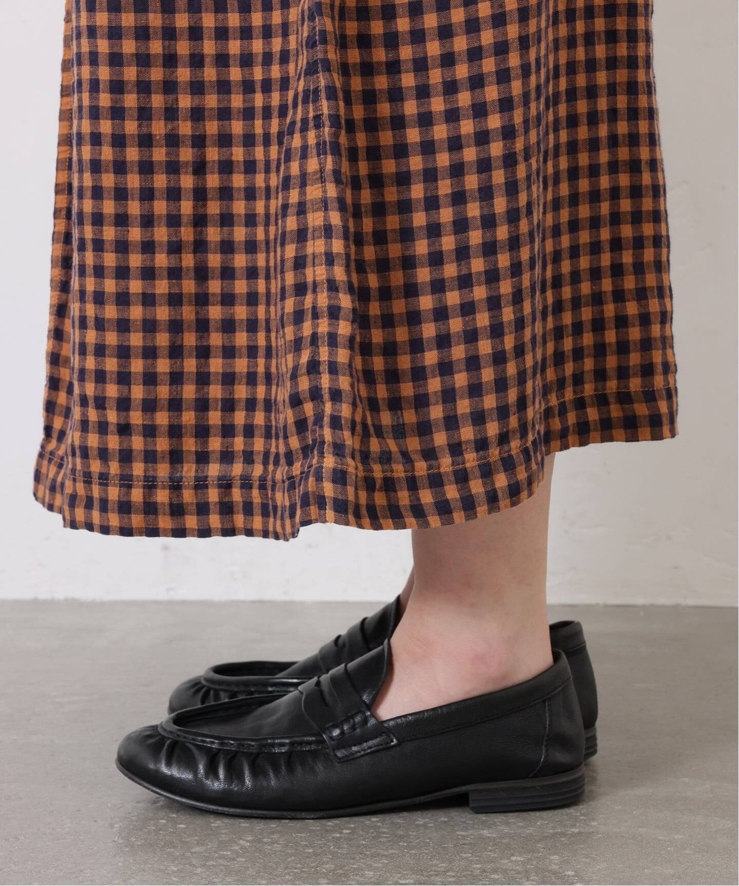 HTS】 LINEN CHECK EASY SKIRT（その他スカート）｜journal standard