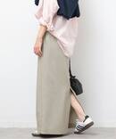 《予約》［26SS新作 / 防シワ］メランジドビーIラインスカート