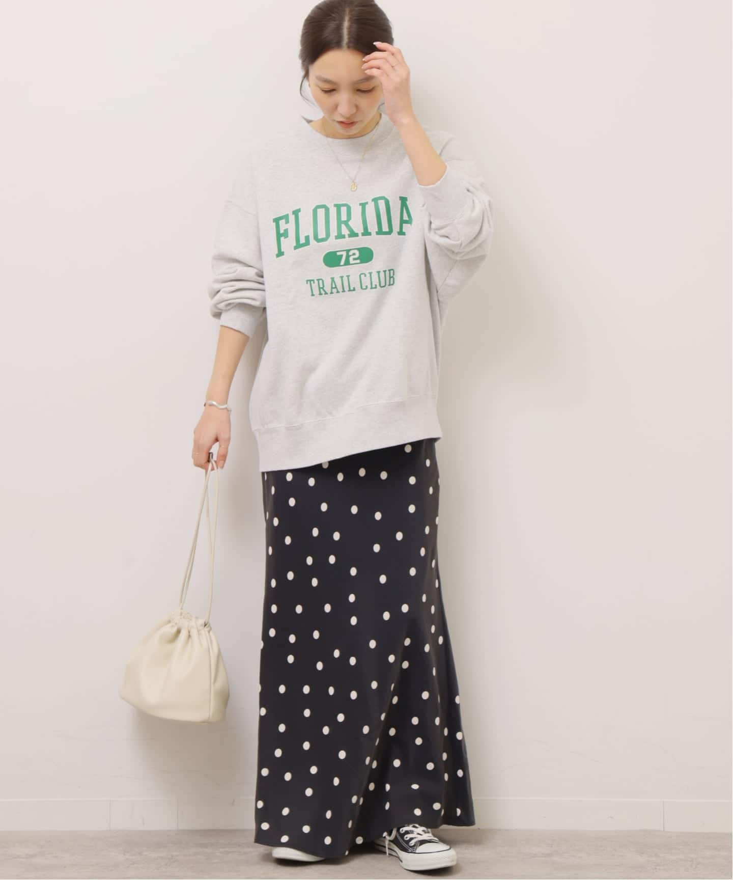 JOURNAL STANDARD relume /ランダムドットロングスカート WEB限定追加》ランダムドットロングスカート（ロング・マキシ丈